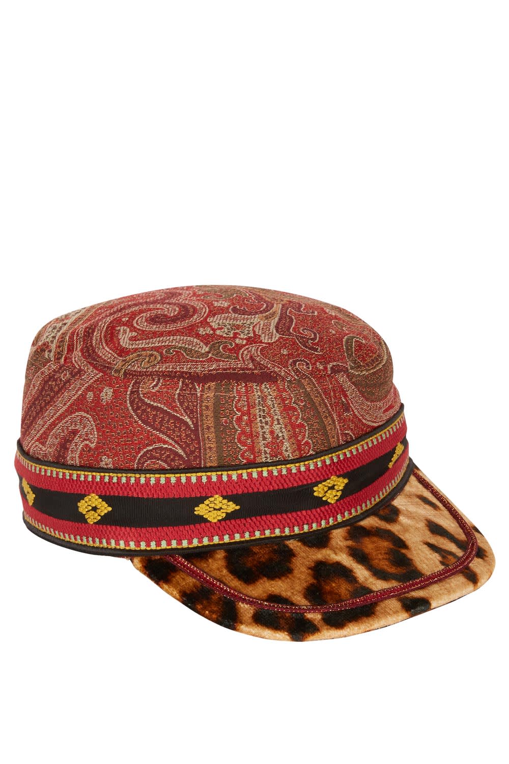 Etro Jacquard Patchwork Hat