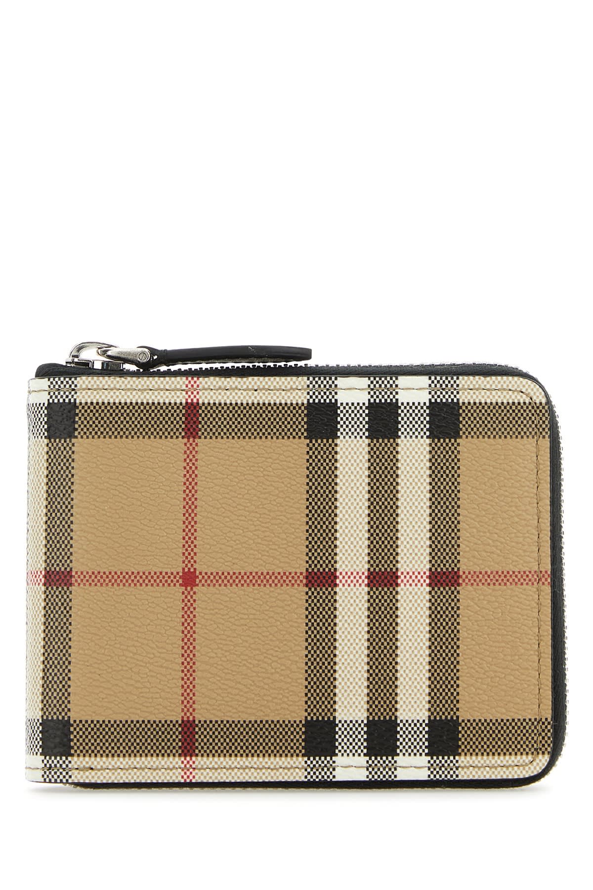 Shop Burberry Portafoglio In Archivebeige