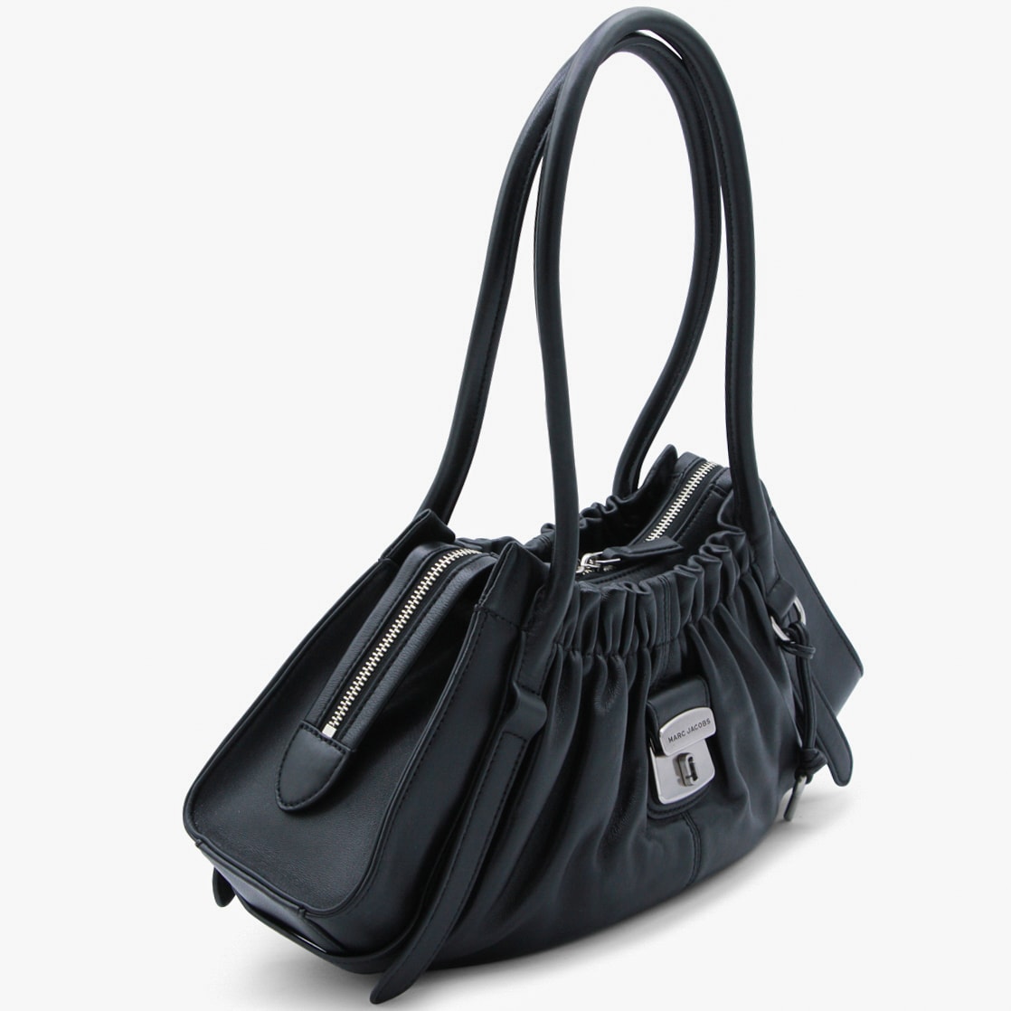 Marc Jacobs Black Leather The Cristina Satchel In Black