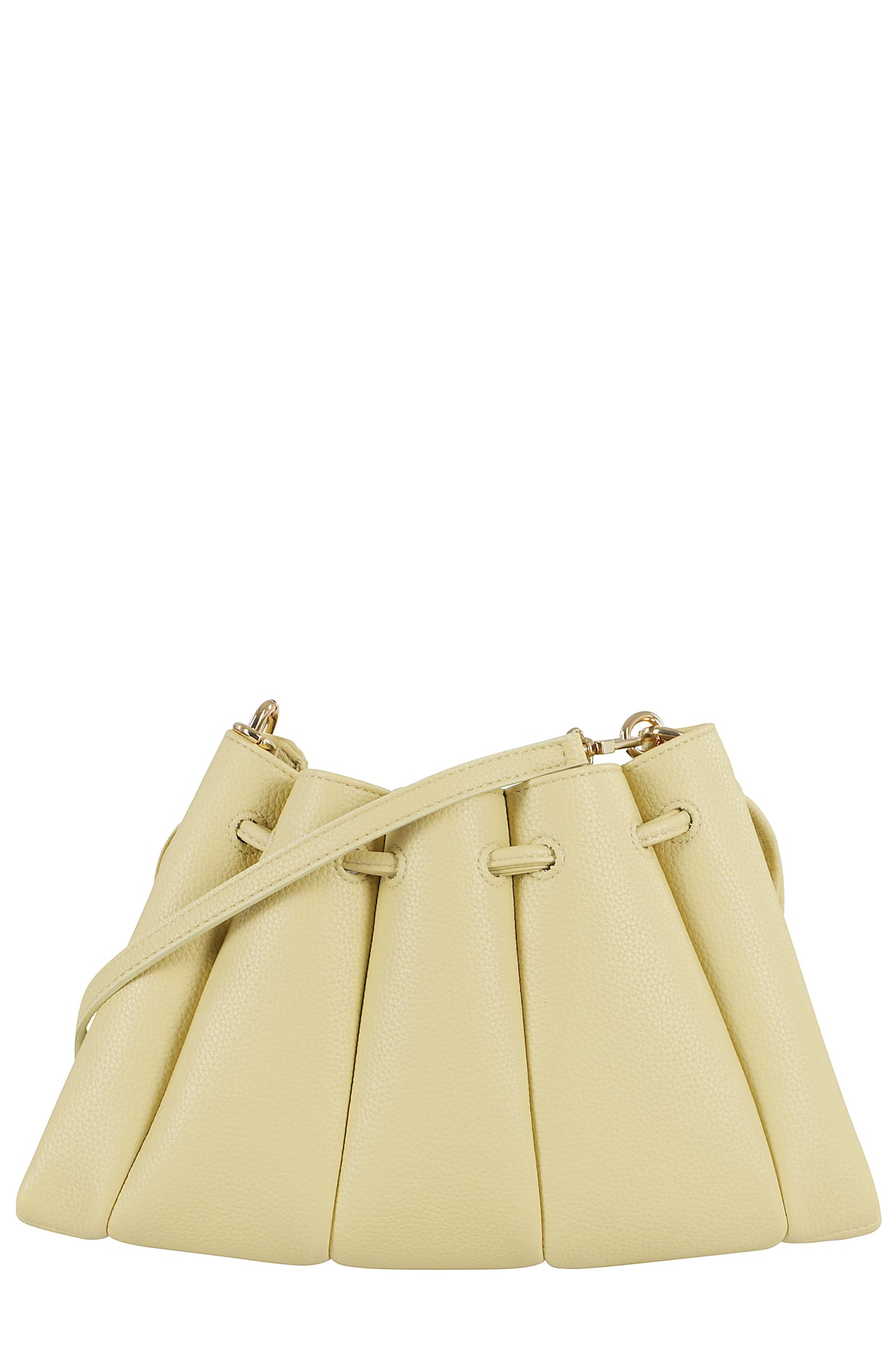 Themoirè Dafne Bottalato Shoulder Bag In Lemongrass