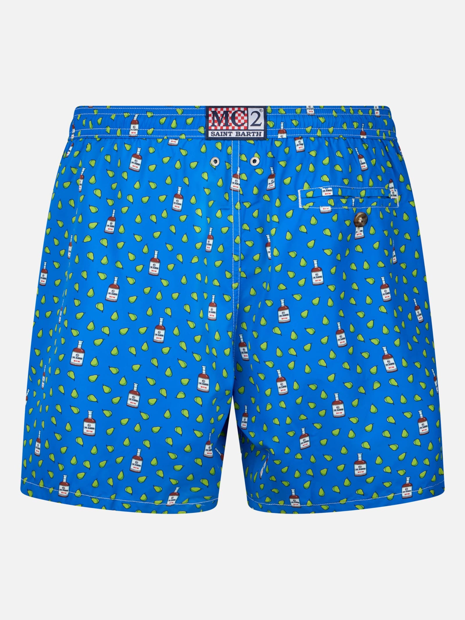 Mc2 Saint Barth Lighting Micro Fantasy Swim Shorts In Sky