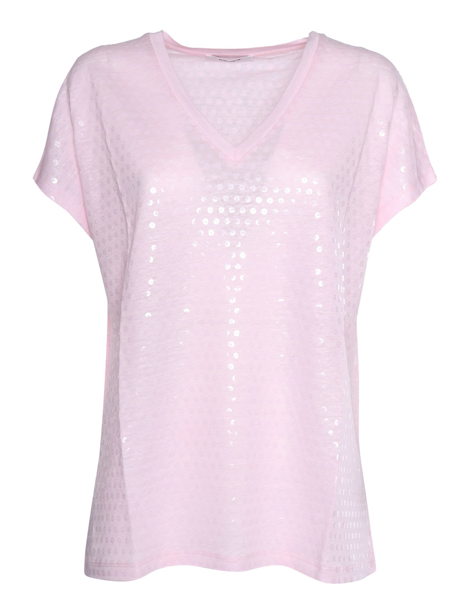 Kangra Pink Linen T-shirt