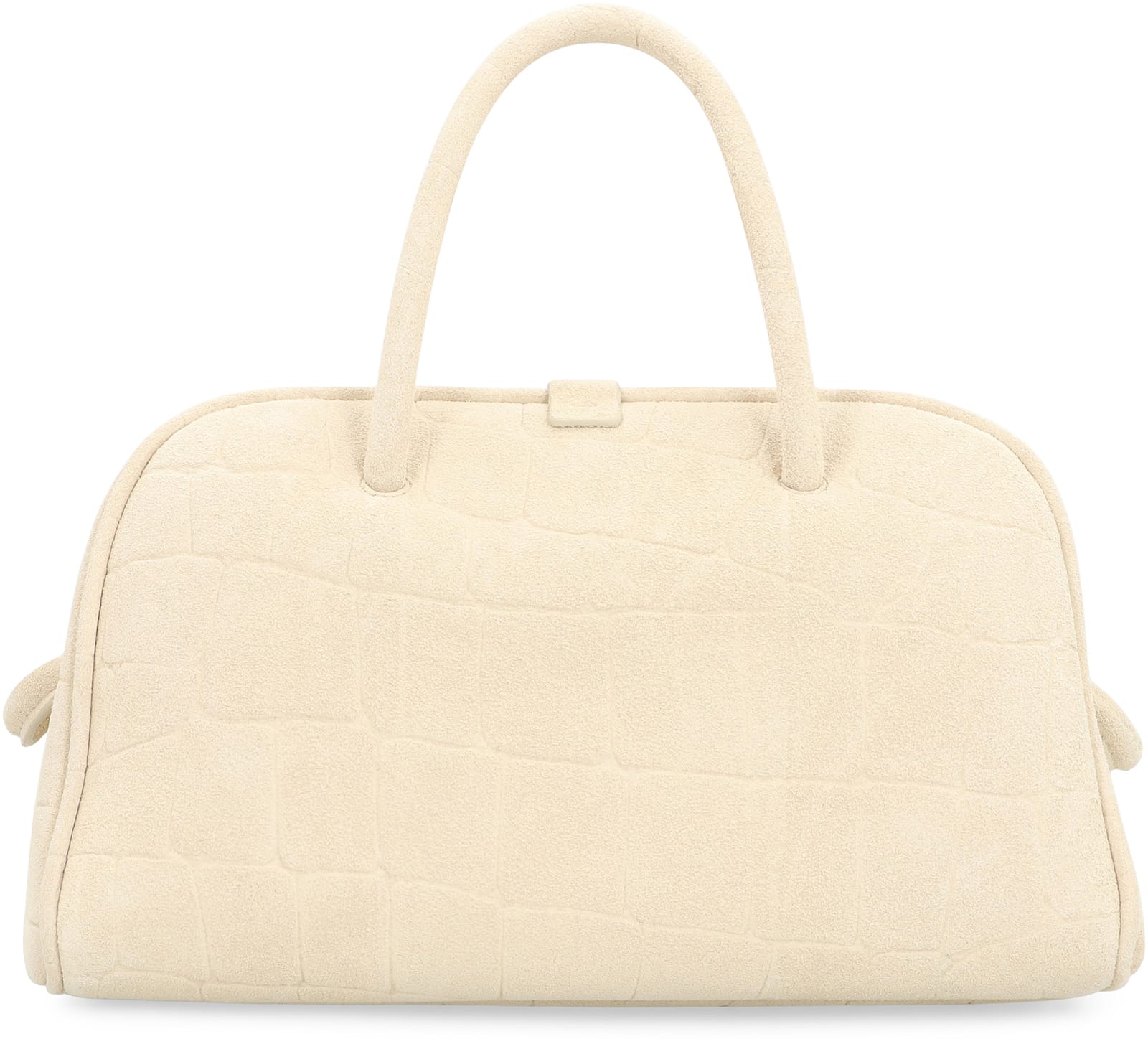 Jacquemus Borsa Le Petit Turismo In Scamosciato Leather In Neutral