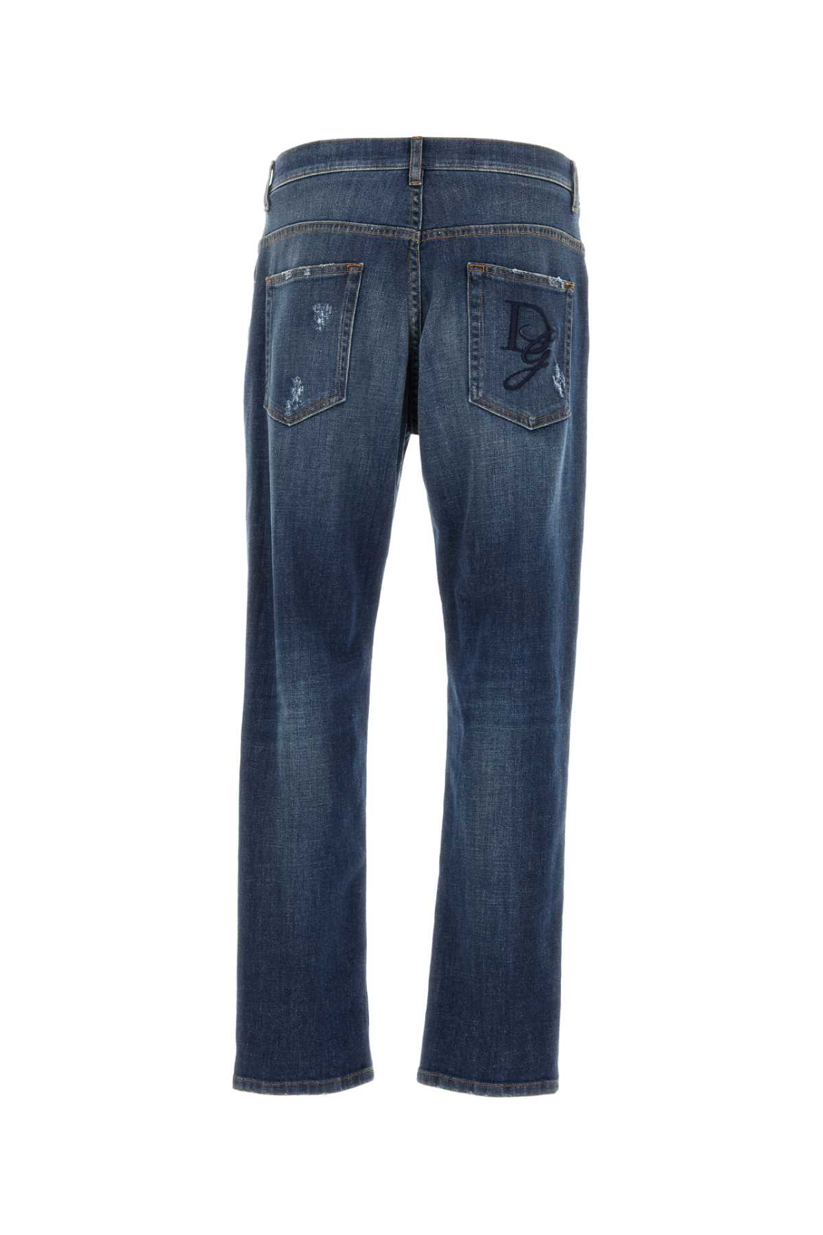 Shop Dolce & Gabbana Stretch Denim Jeans In Varianteabbinata