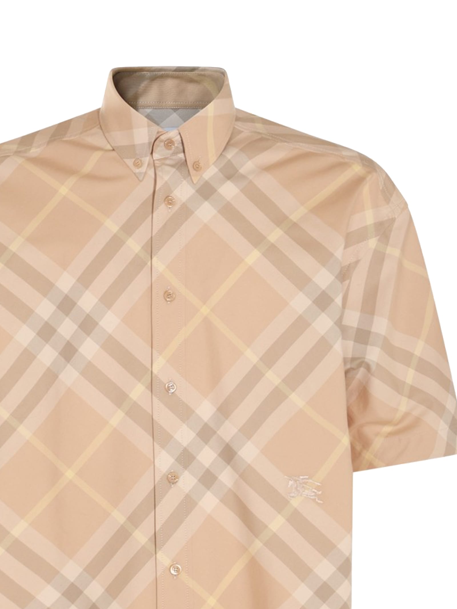 Shop Burberry Cotton Shirt Camicia Vintage Check