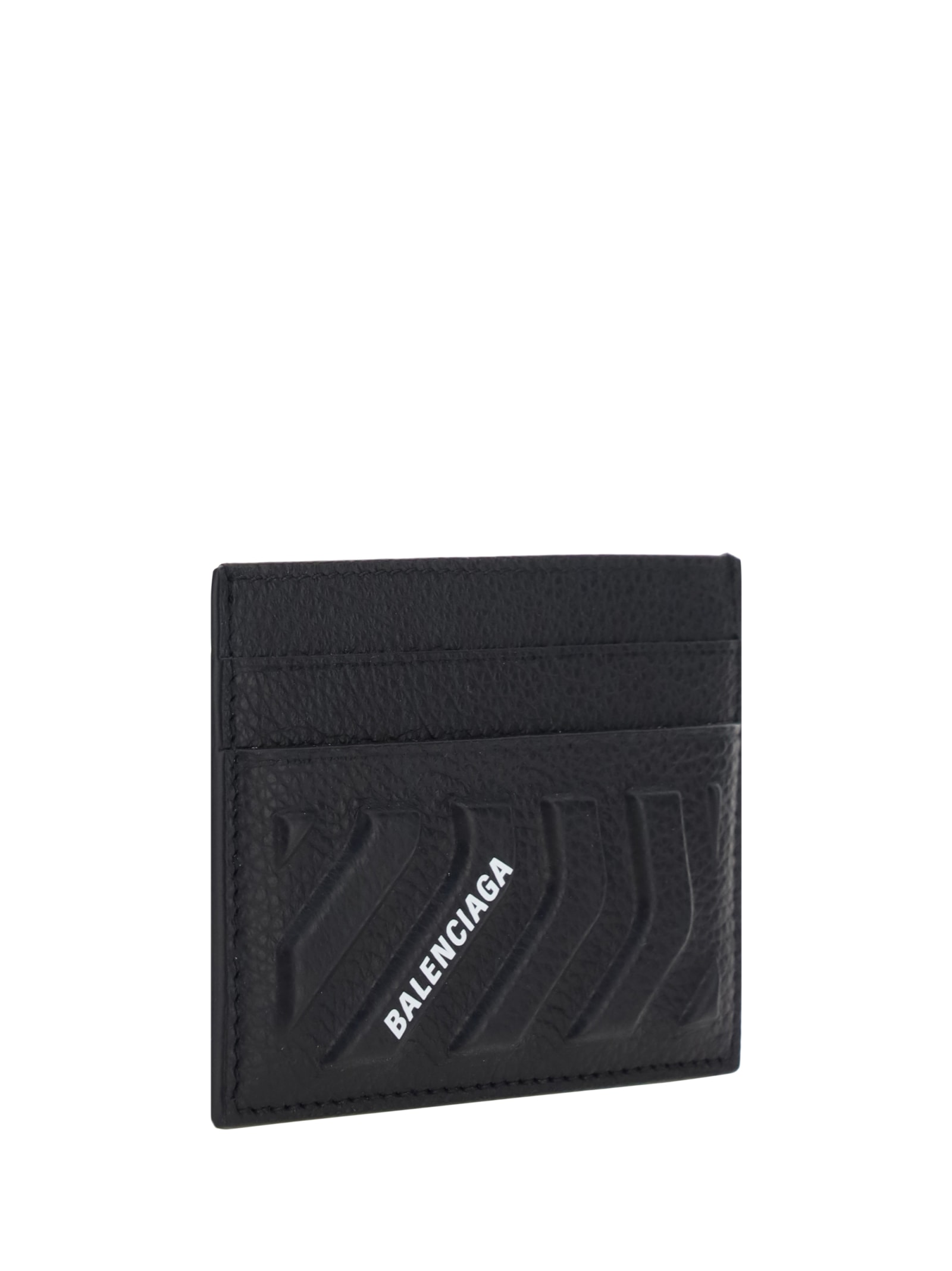 Shop Balenciaga Credit Card Holder In Black