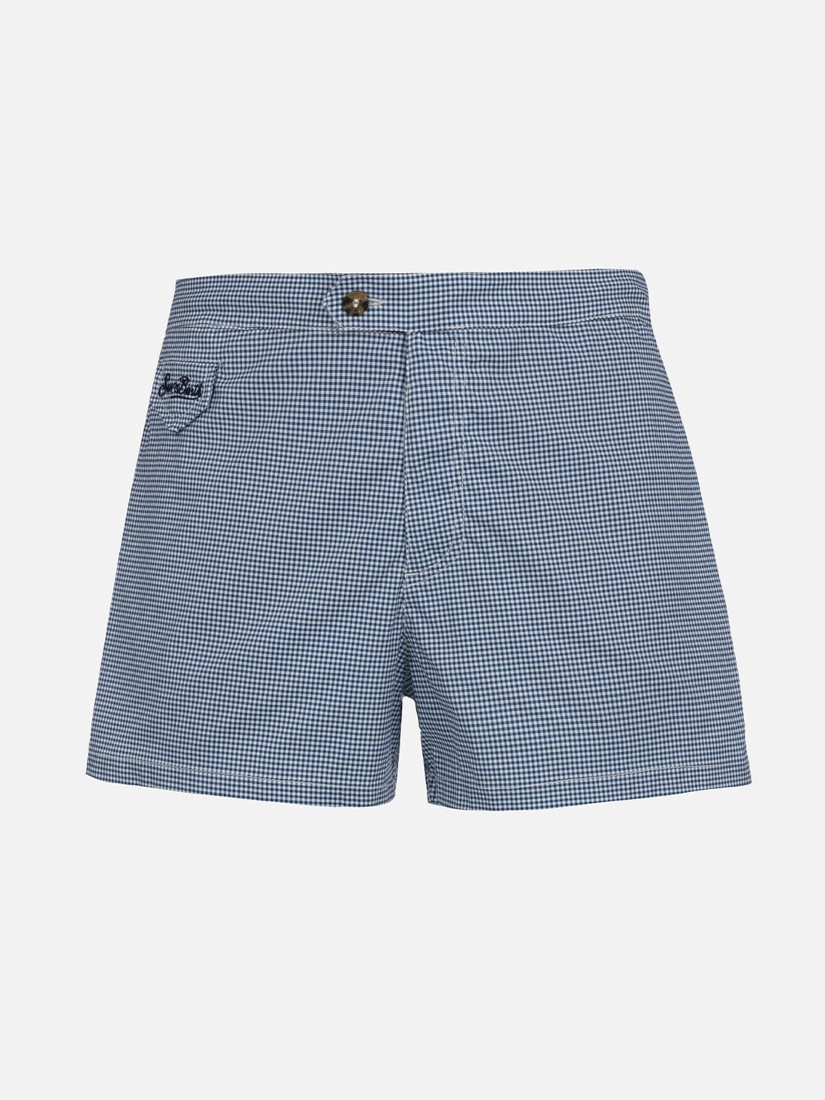 Mc2 Saint Barth Harrys Vicky Swim Shorts In Blue
