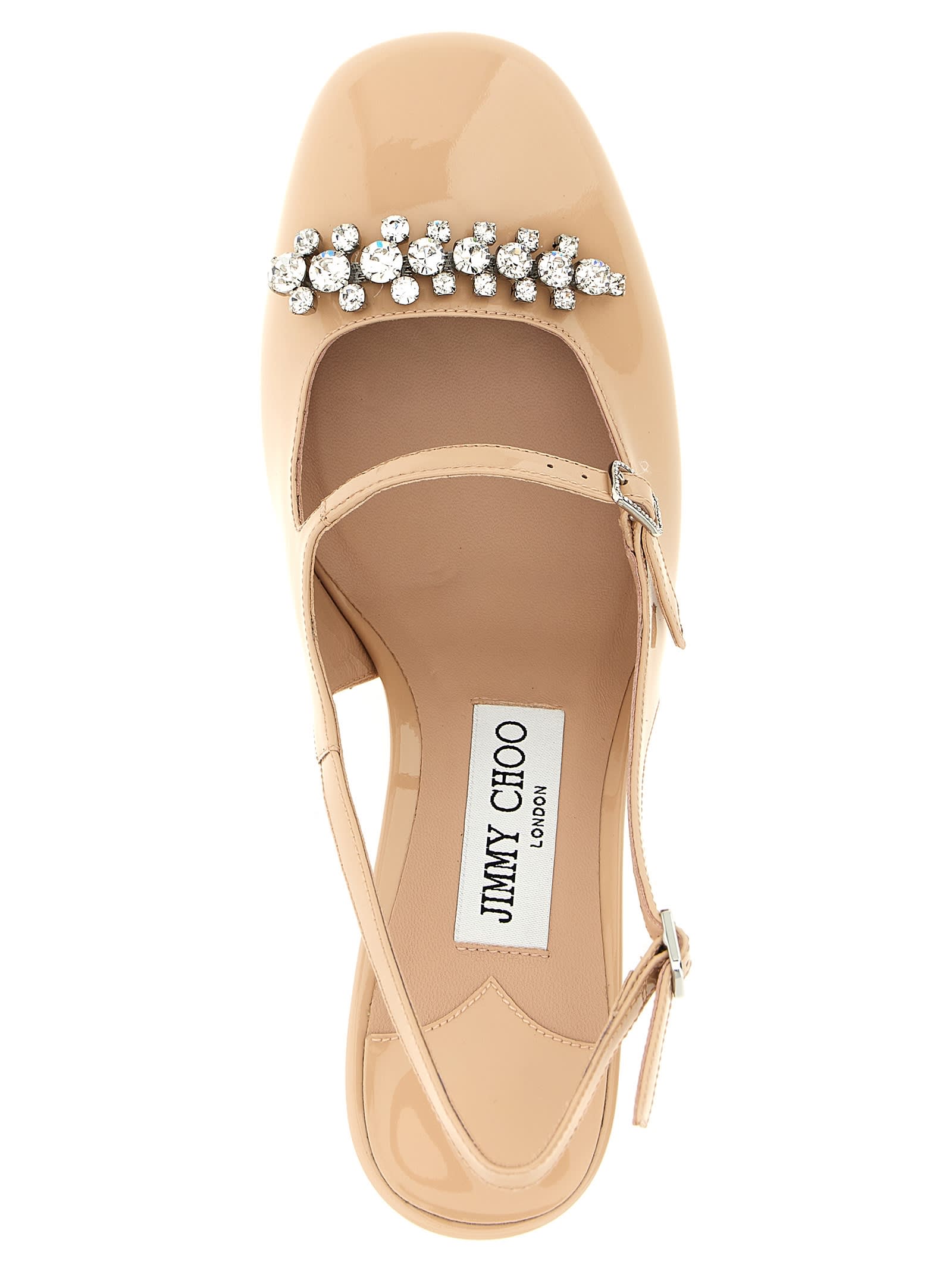 Jimmy Choo 70mm Belinda Crystal-embellished Slingback Pumps In Pink