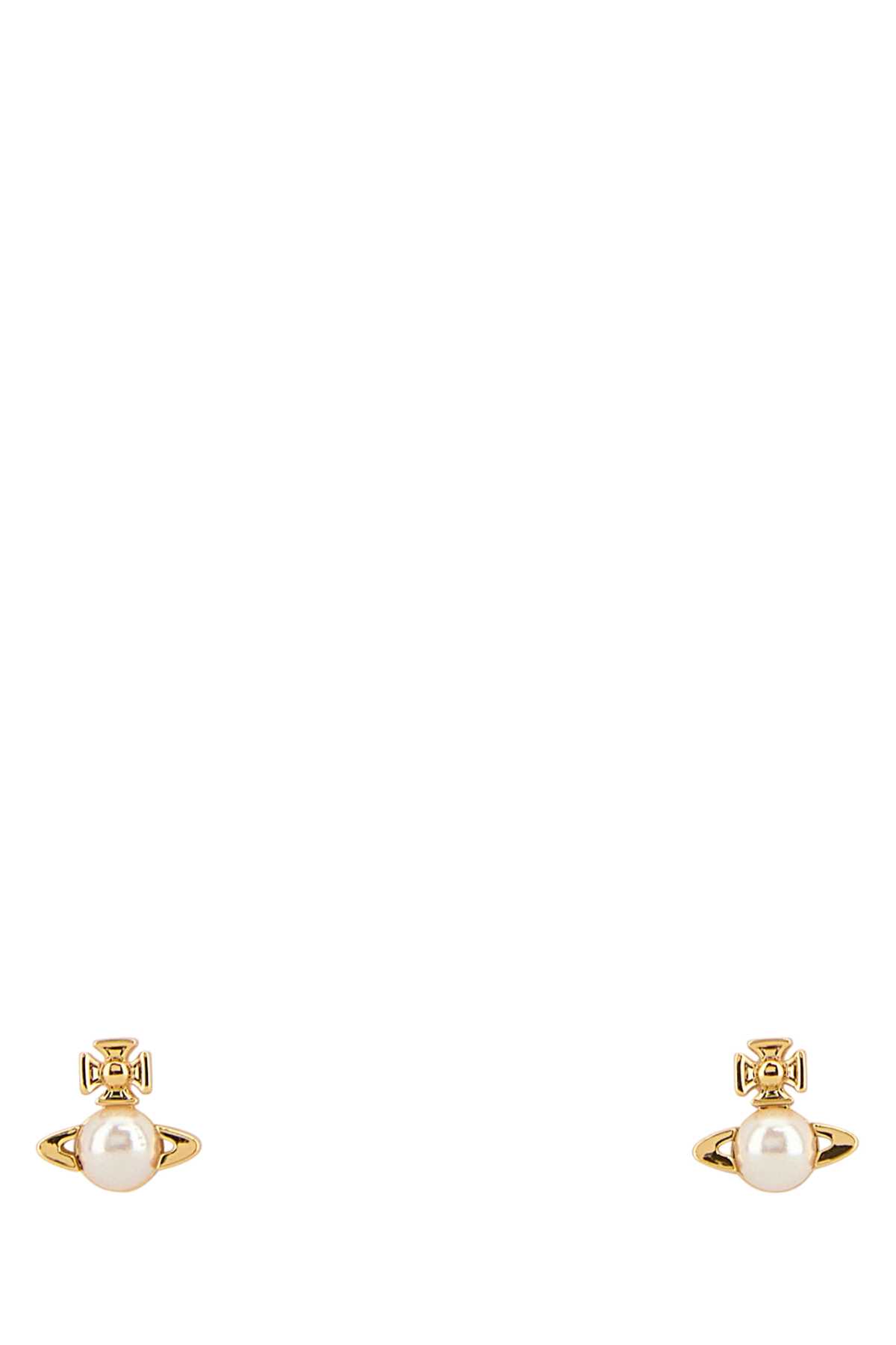 Gold Metal Balbina Earrings