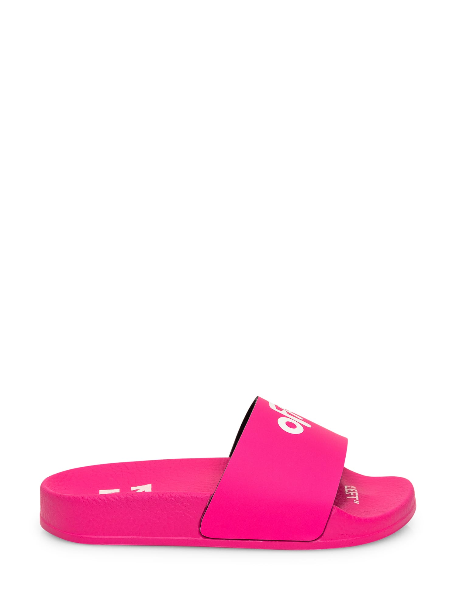 Off-white Pool Slider Off Slides In Fuchsia Be