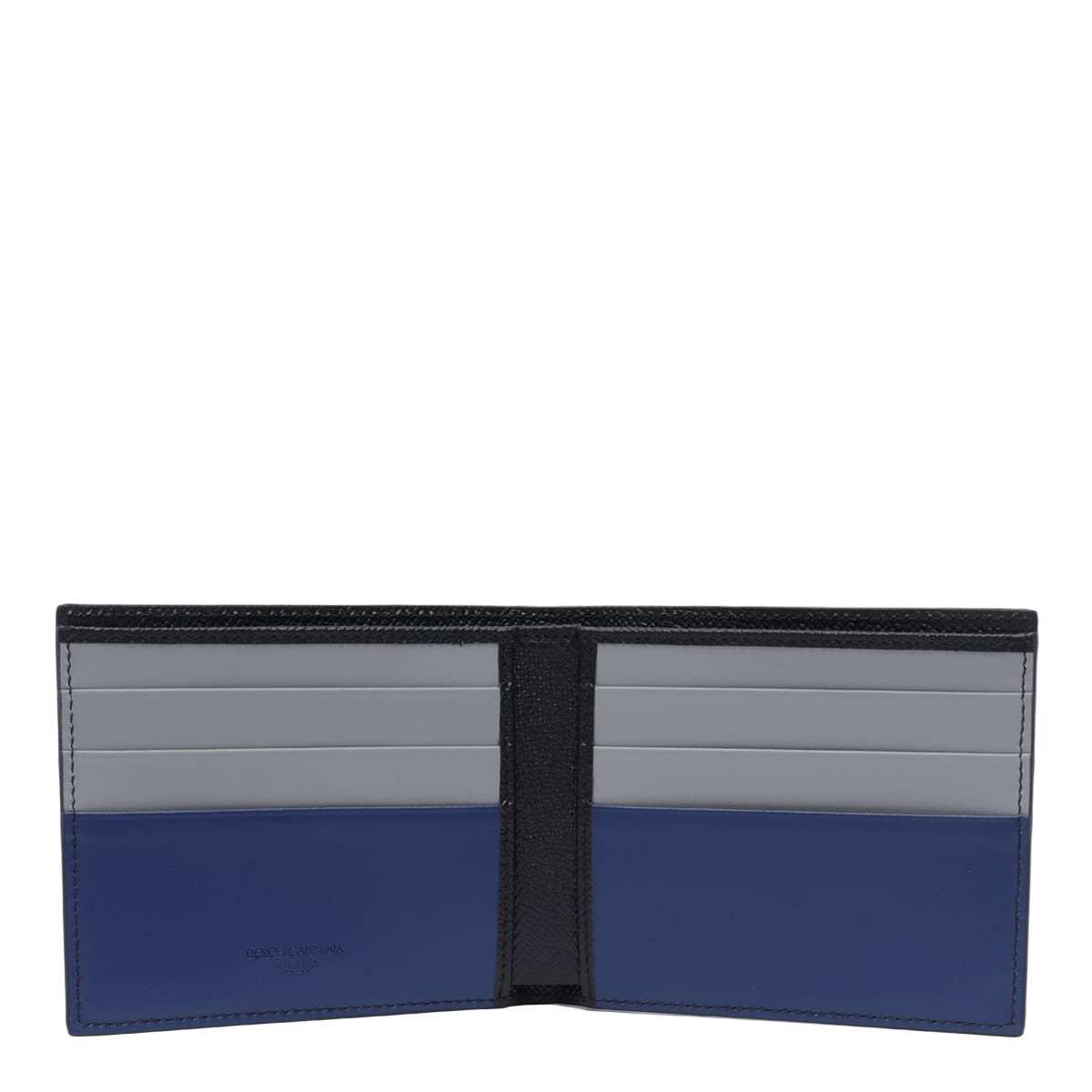 Dolce & Gabbana Bi-fold Wallets Dauphine Style In Black