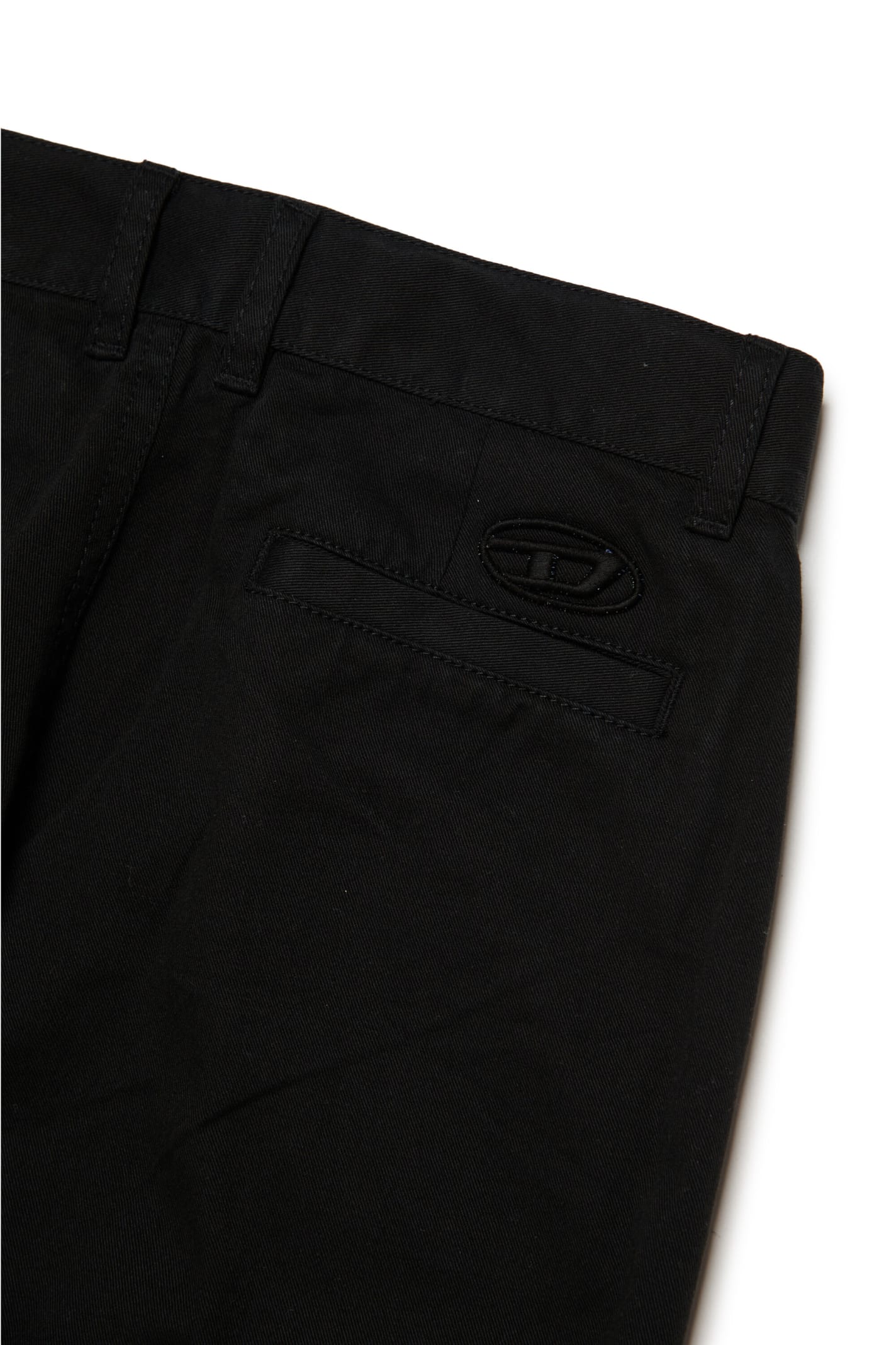 Shop Diesel Pbas Trousers  Gabardine Chino Pants