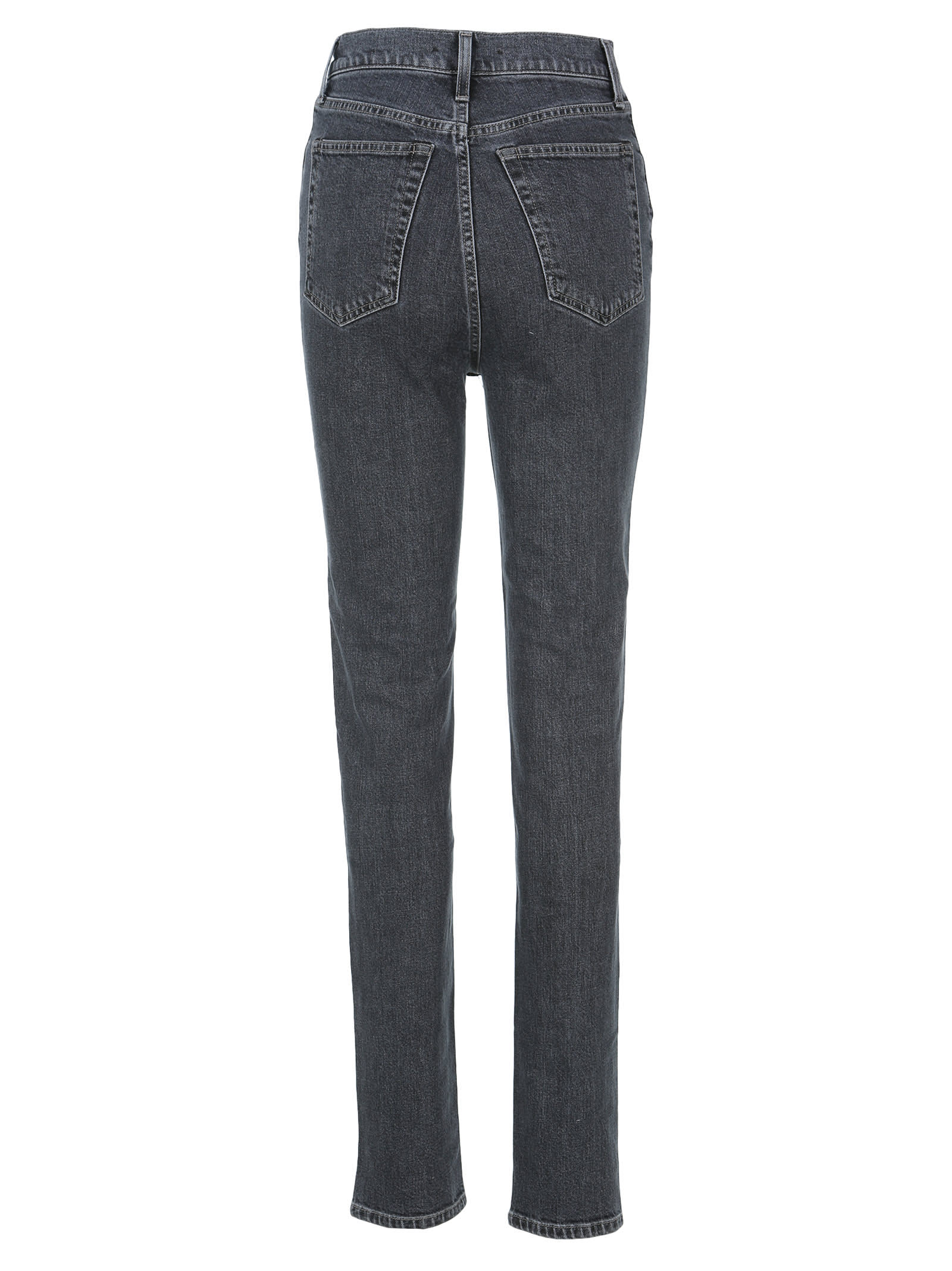 Helmut Lang High-waist Skinny Jeans In Grey