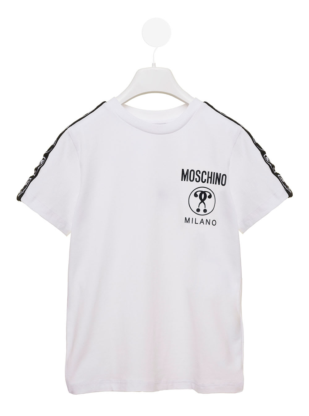 Moschino Kids Baby Boys White T-shirt With Logo