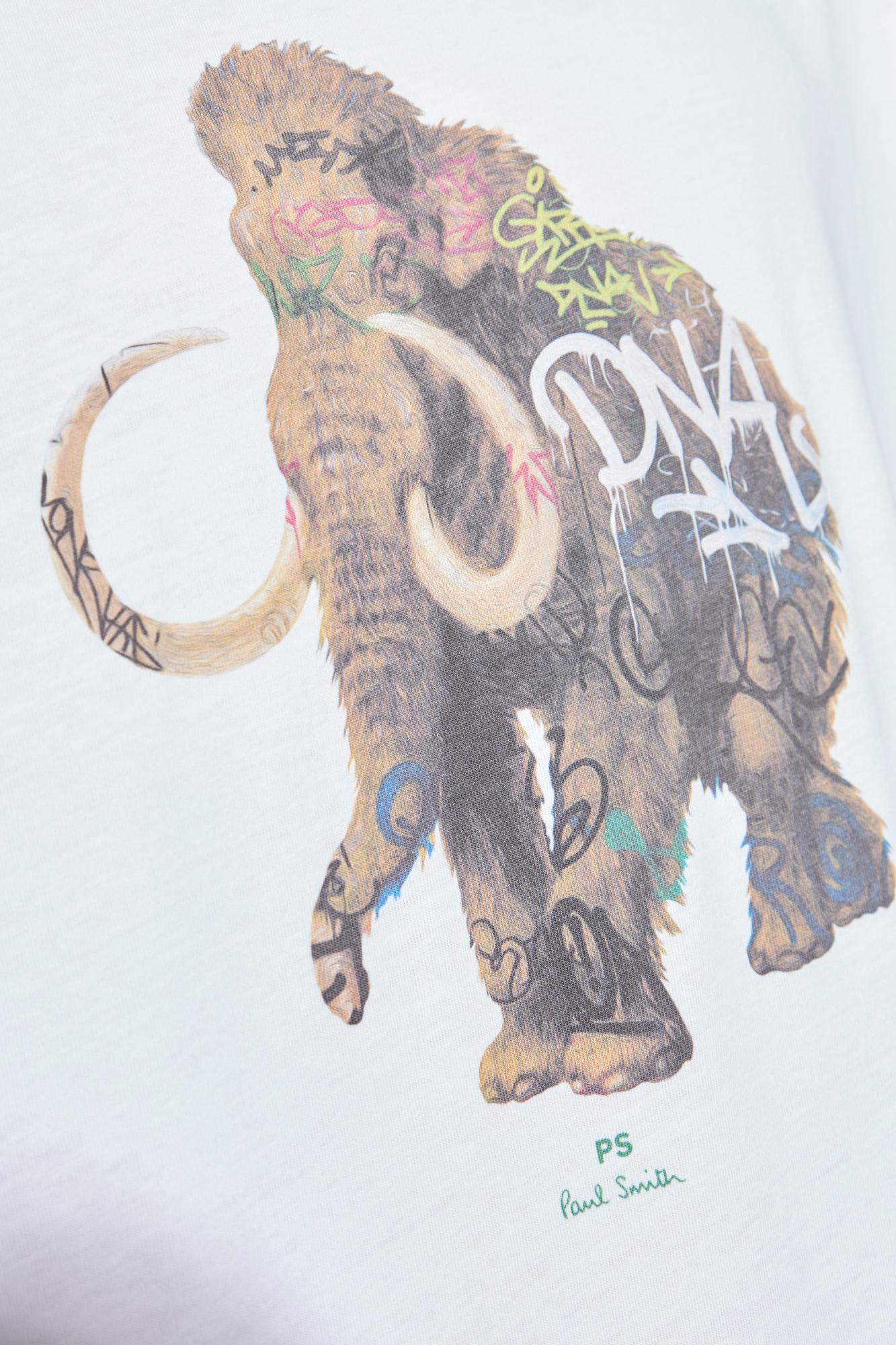 Shop Ps By Paul Smith Ps Paul Smith T-shirt With Print In White