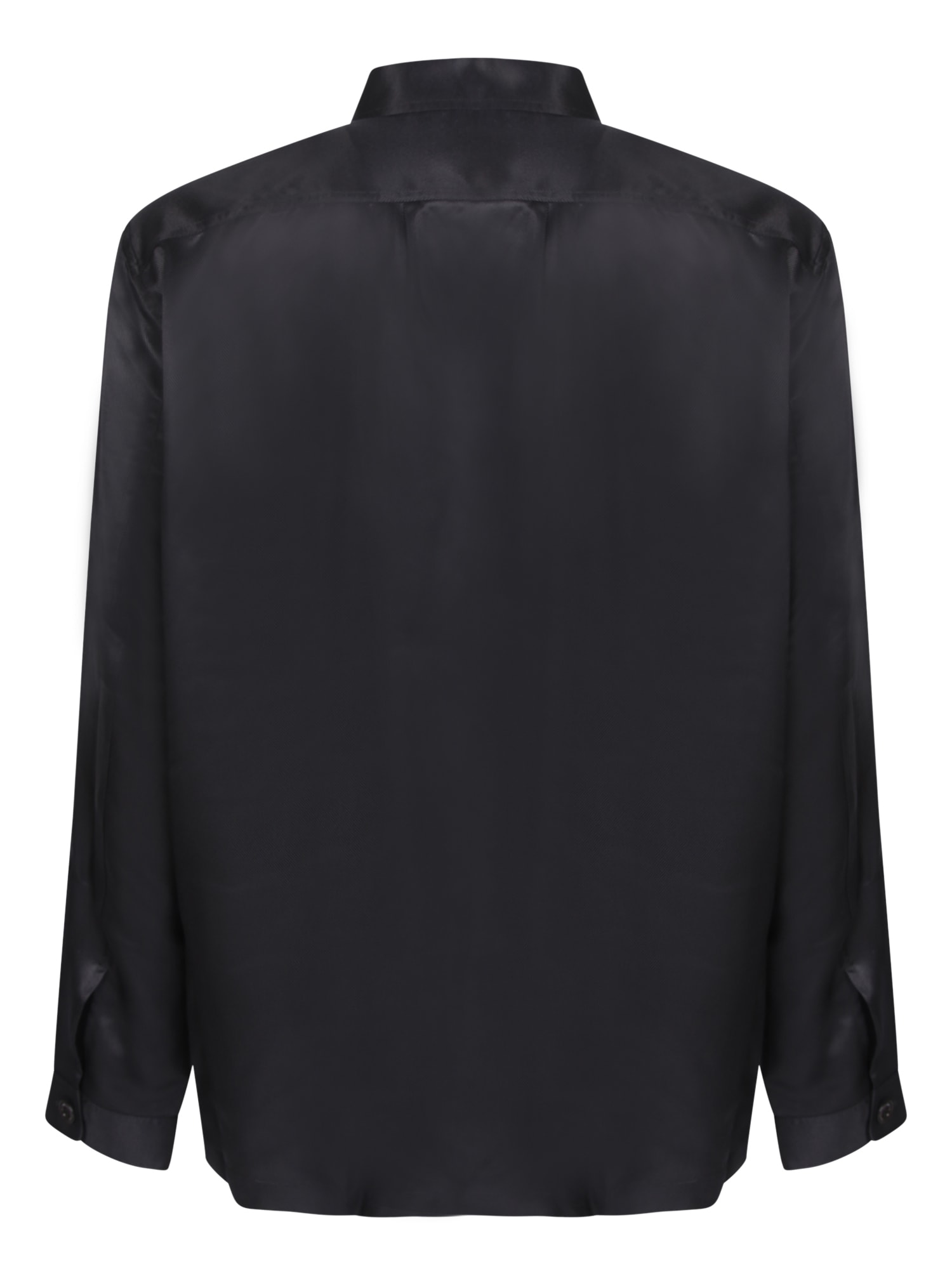 Shop Tom Ford Pockets Black Shirt