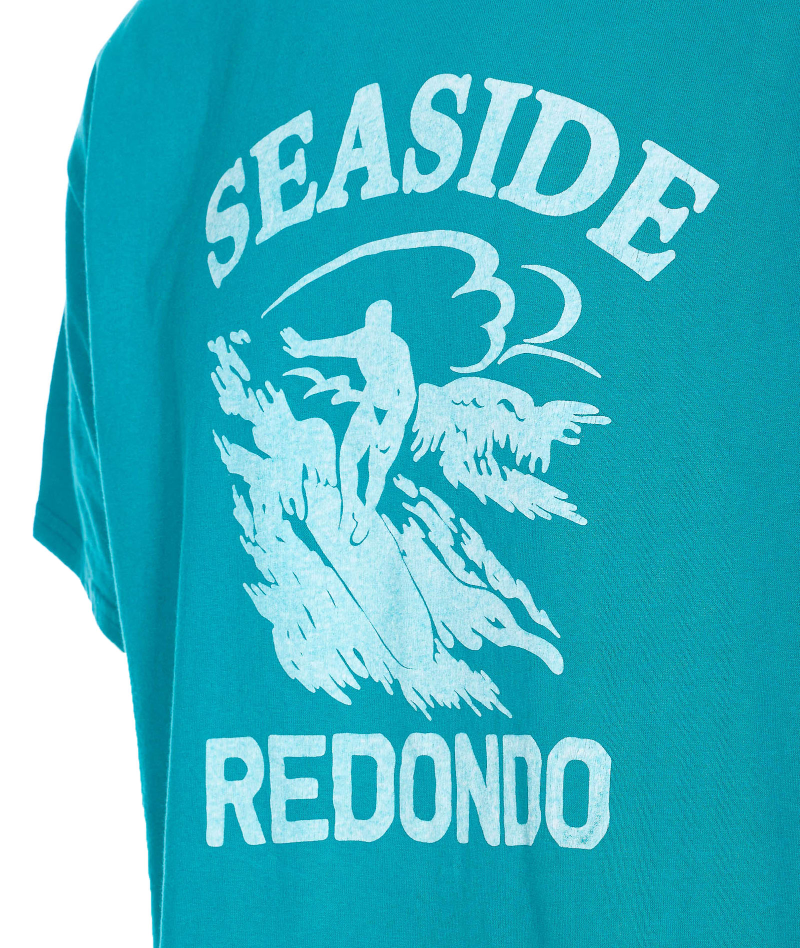 Wild Donkey Crewneck Graphic Print T-shirt In Blue