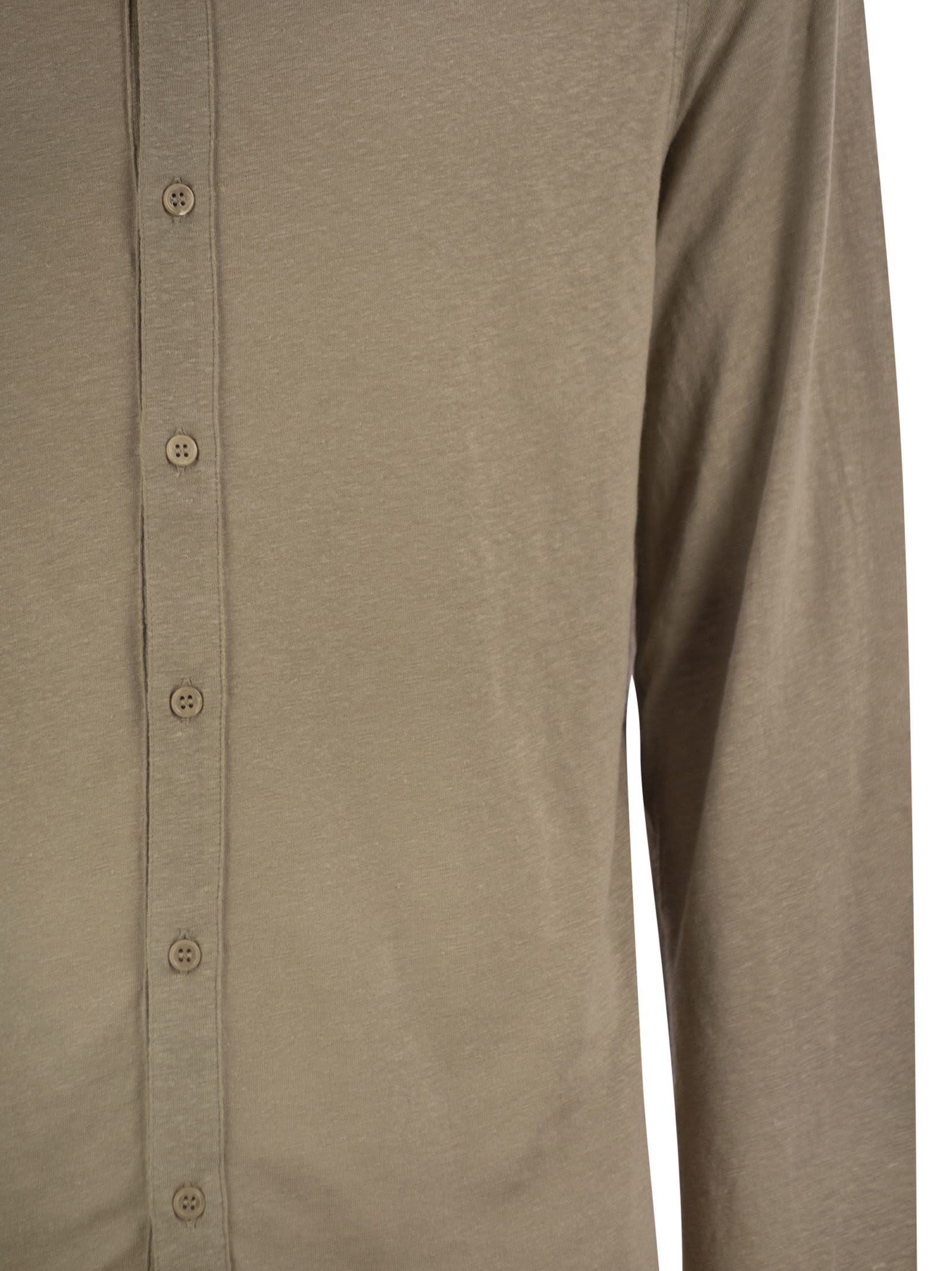 Majestic Linen Long-sleeved Shirt