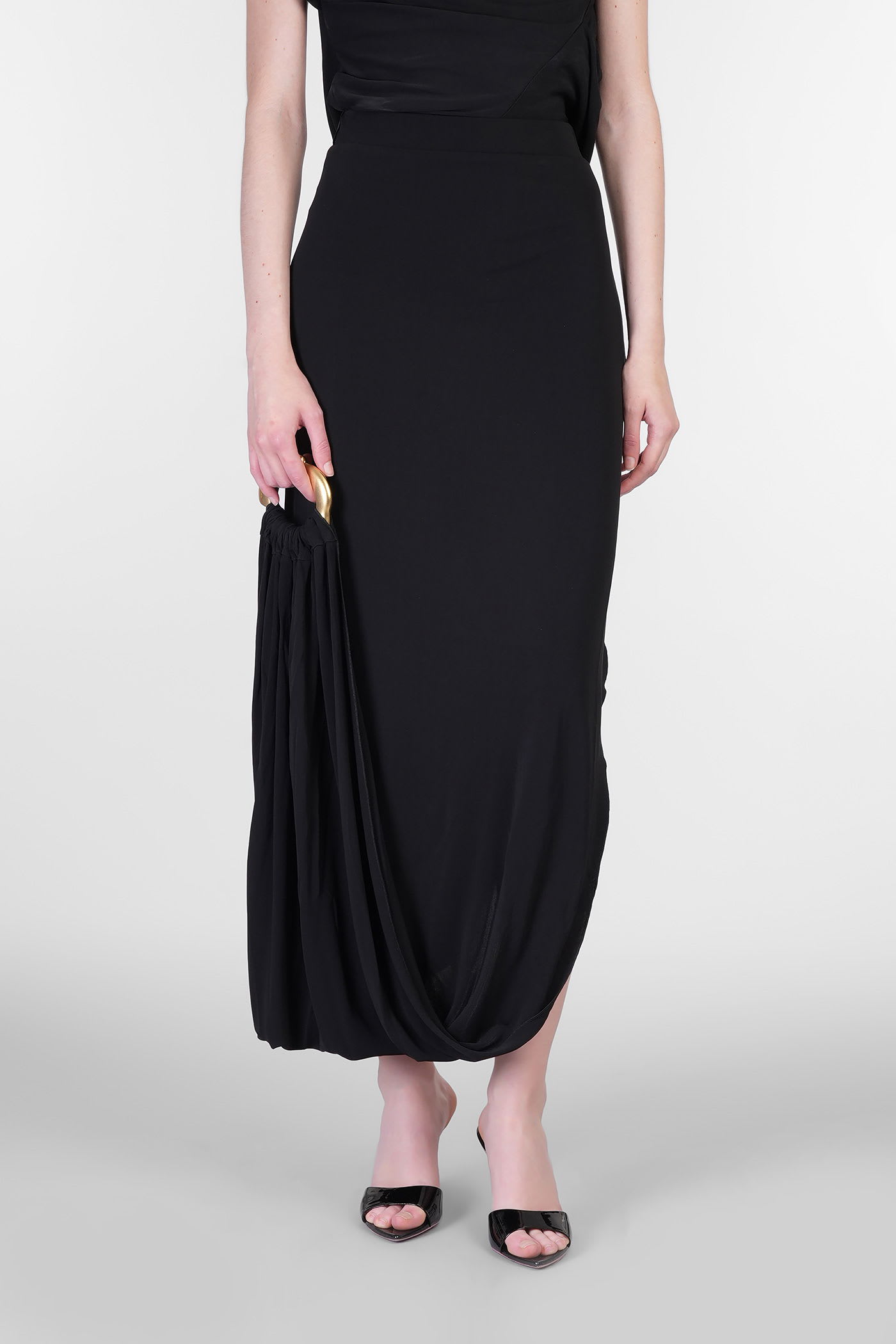 Sola Skirt In Black Viscose