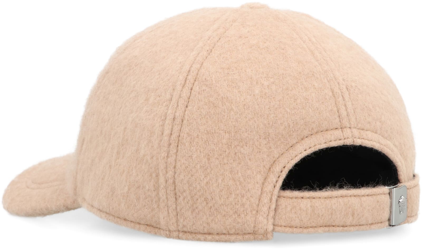 Versace Logo Baseball Cap In Beige