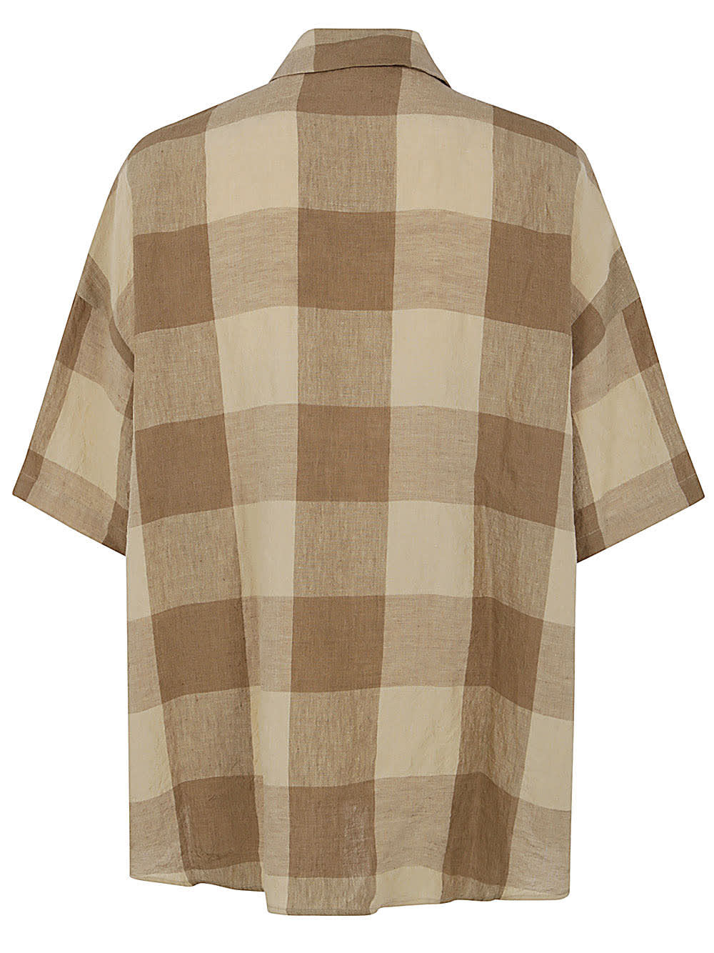 Shop Apuntob Short Sleeves Shirt In Hazelnut