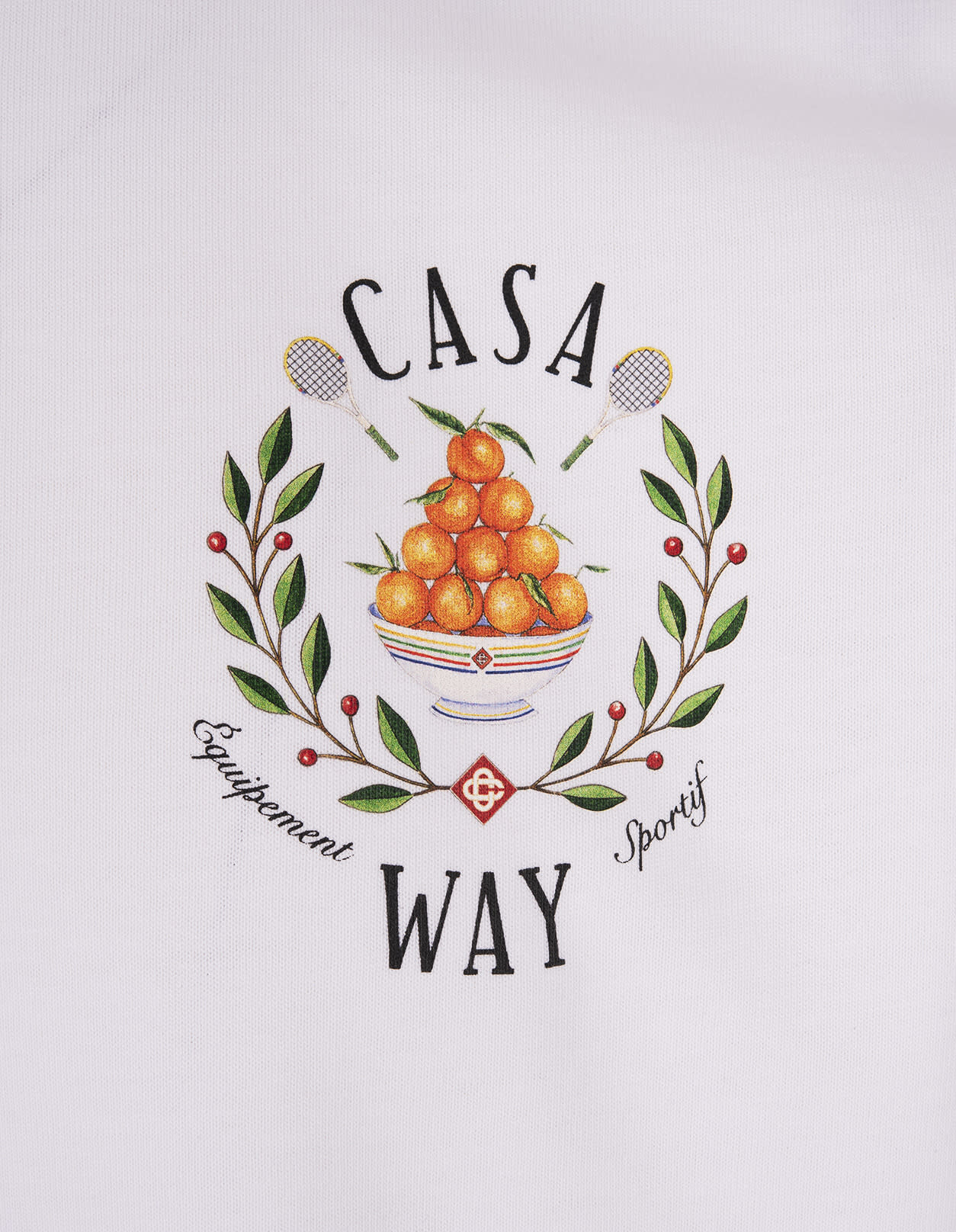 Shop Casablanca Casa Way T-shirt In White