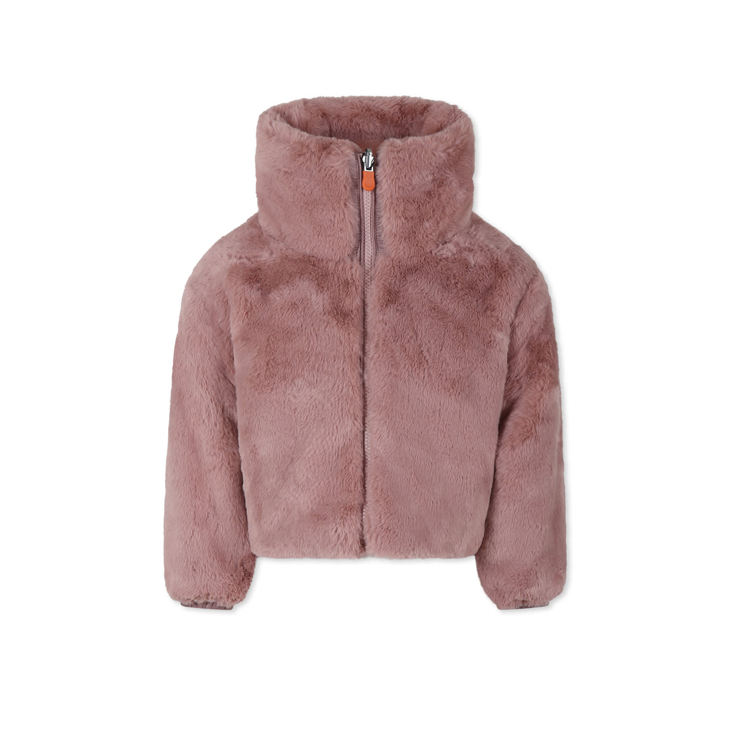 Shop Save The Duck Pink Reversible Faux Fur For Girl