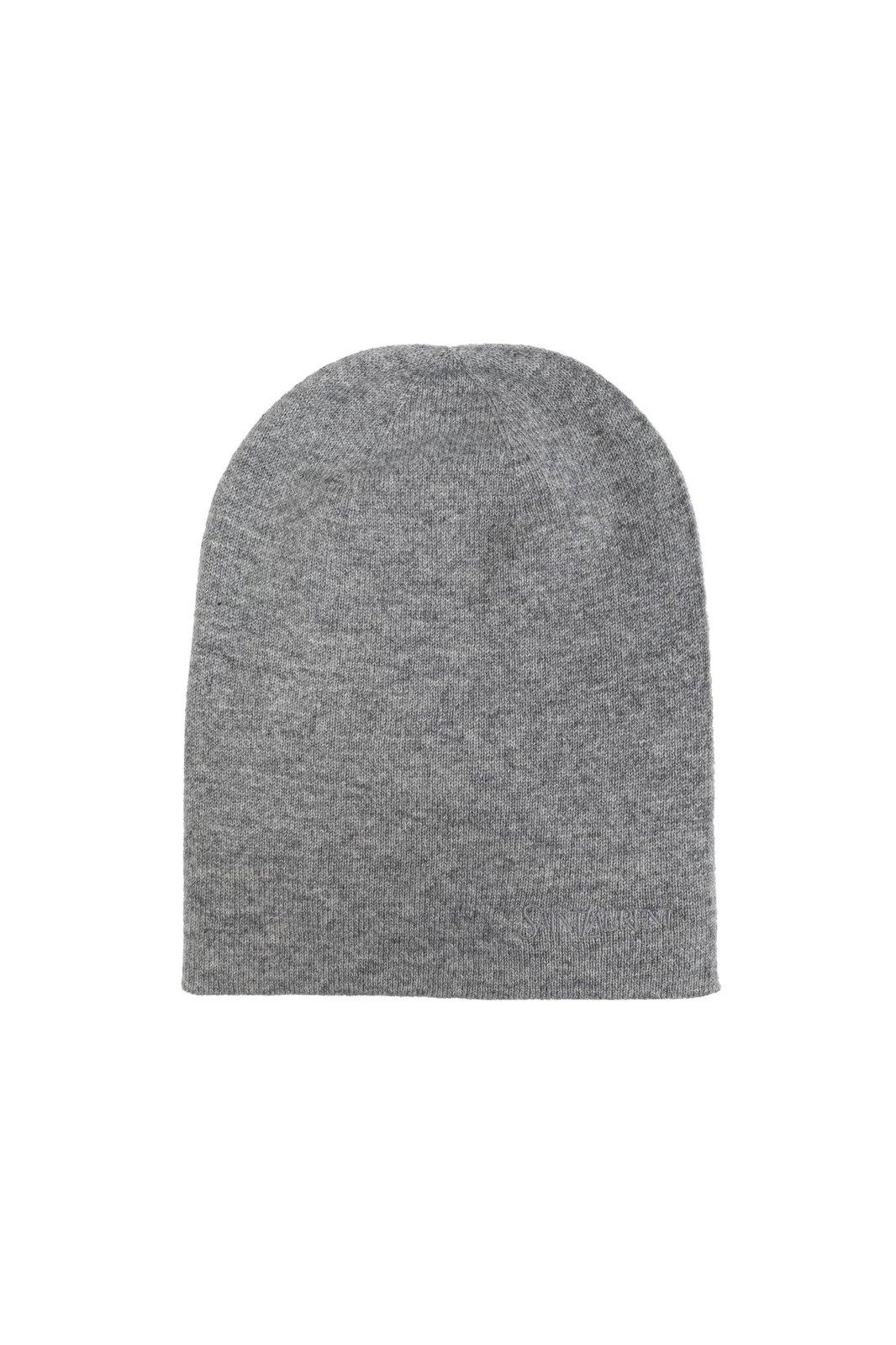 Logo Embroidered Knit Beanie