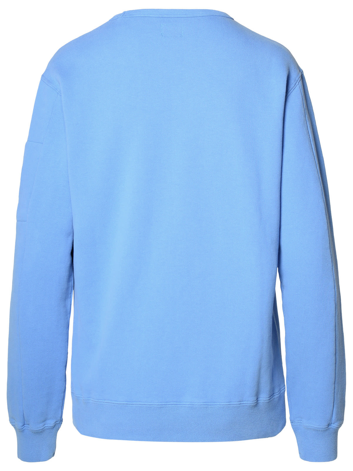 Shop C.p. Company Light Blue Cotton Sweatshirt