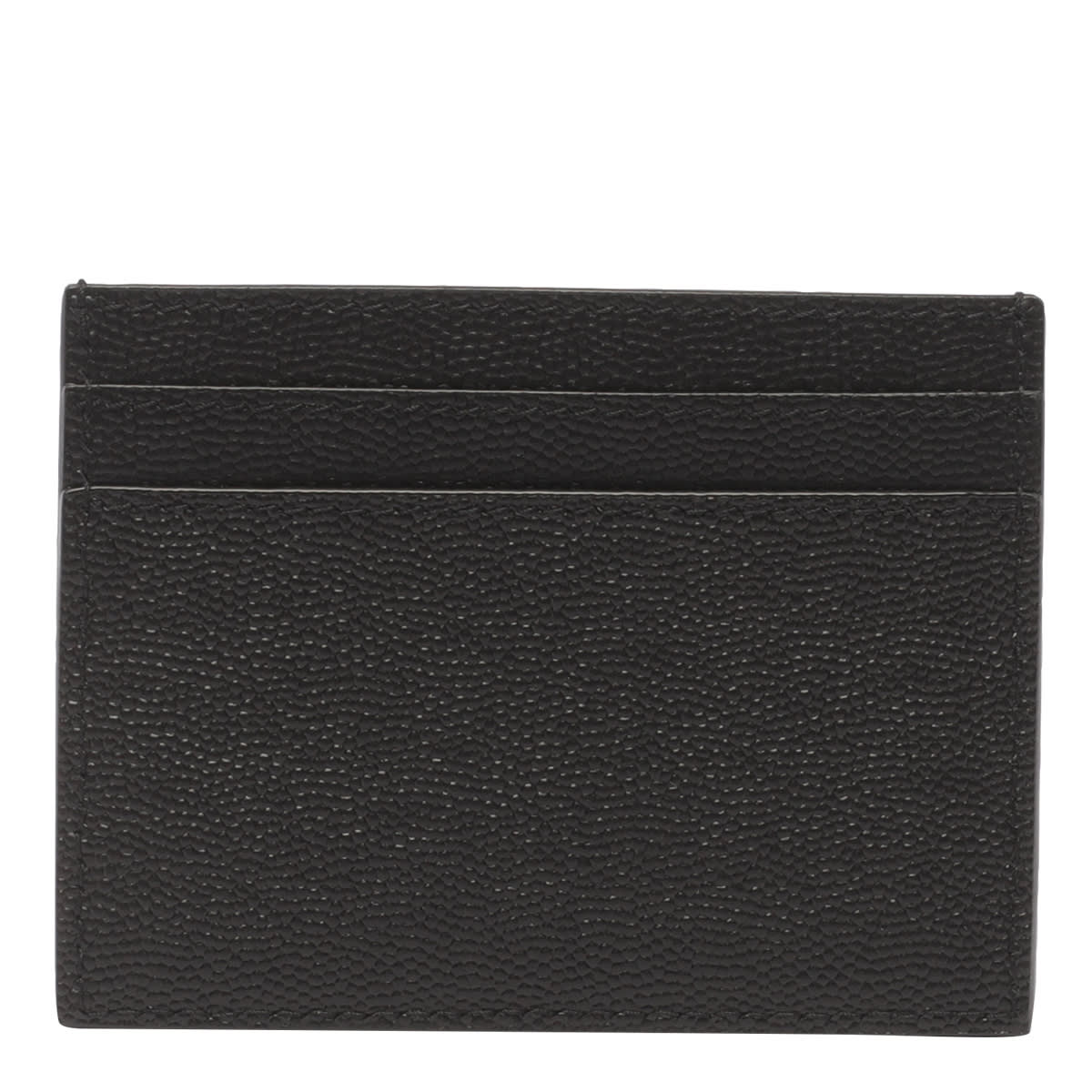 Shop Saint Laurent Logo Cards Holder In Black