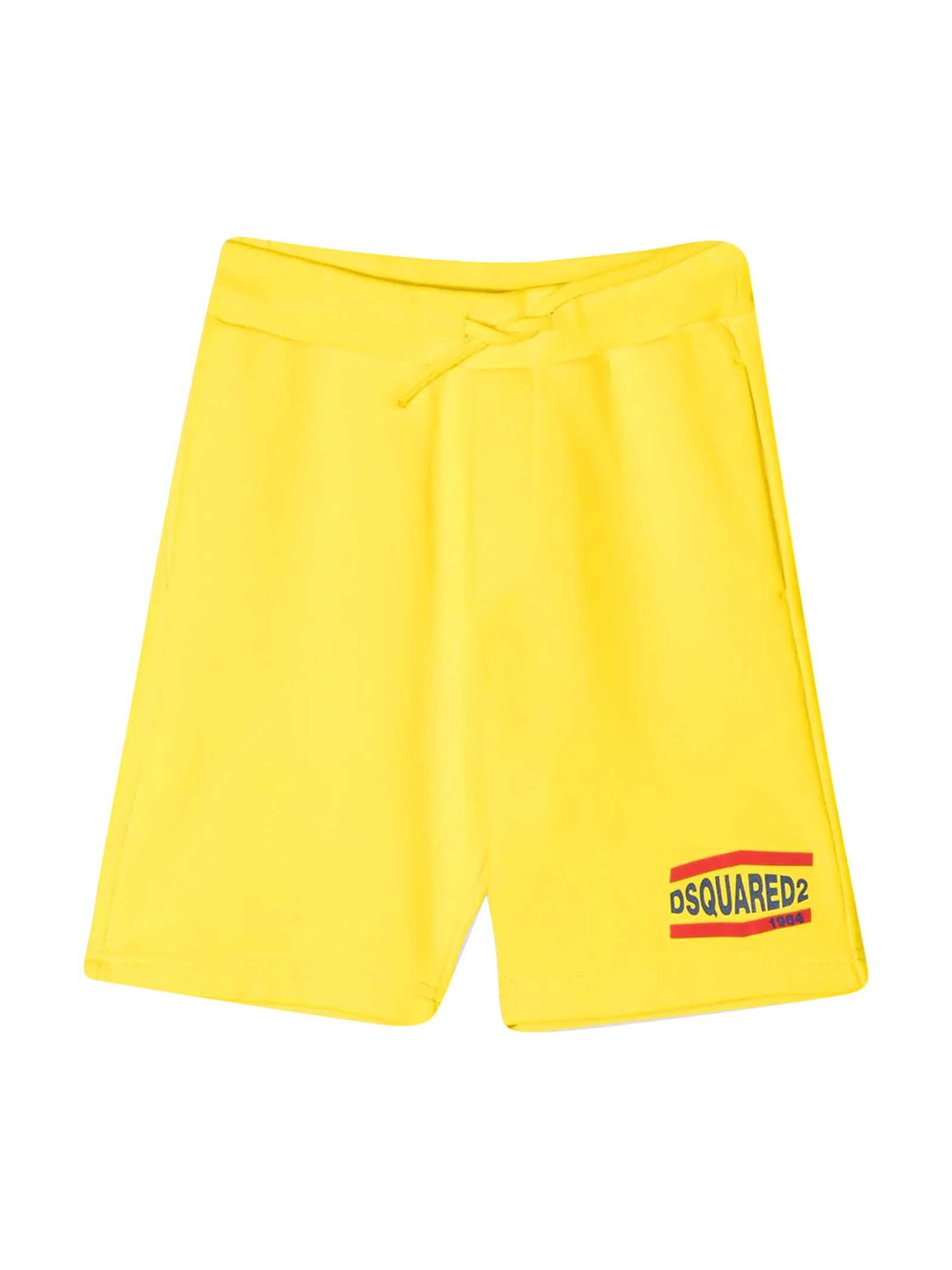 Dsquared2 Yellow Teen Shorts