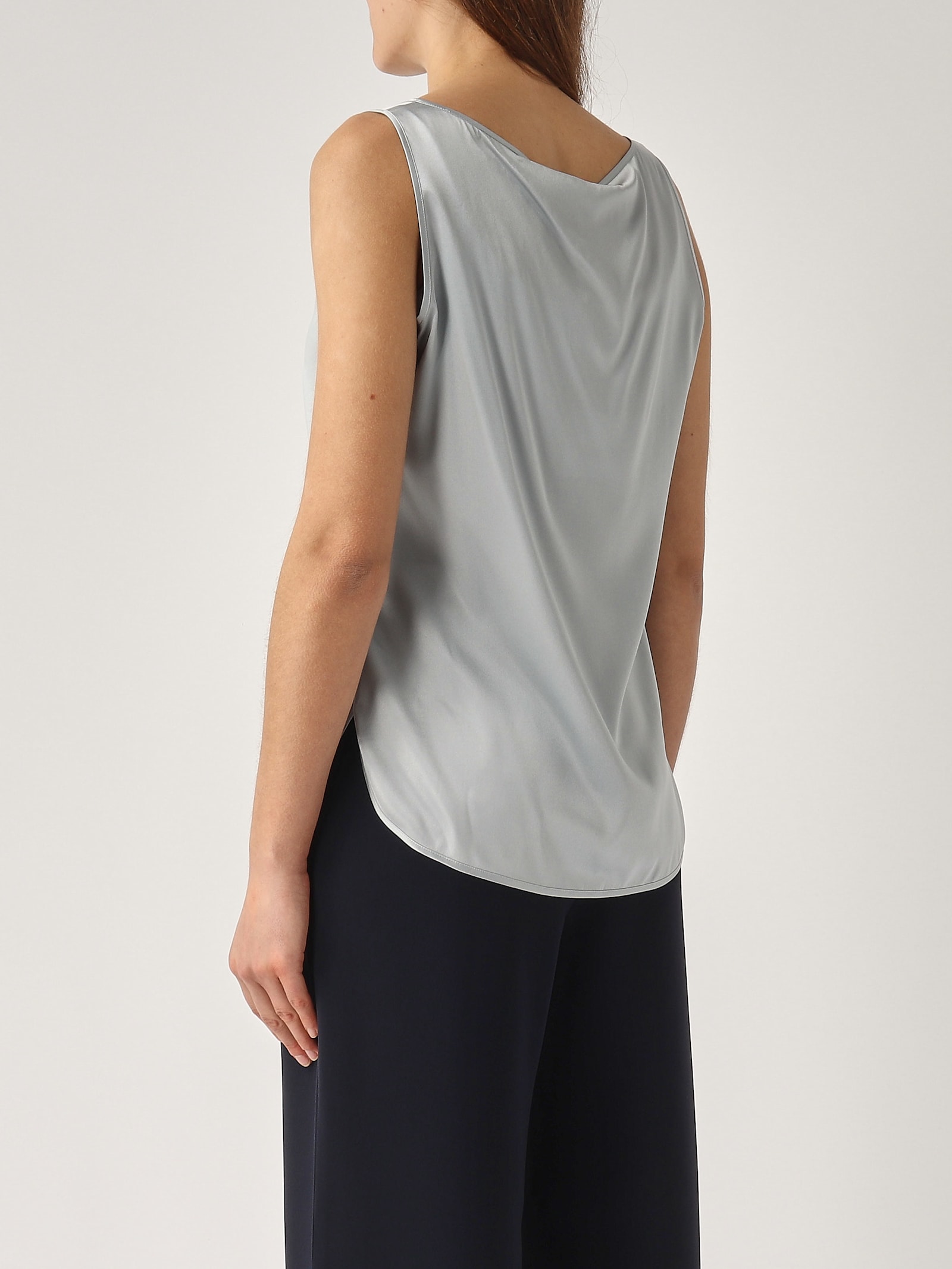 Max Mara Pan Top-wear In Azzurro Polvere