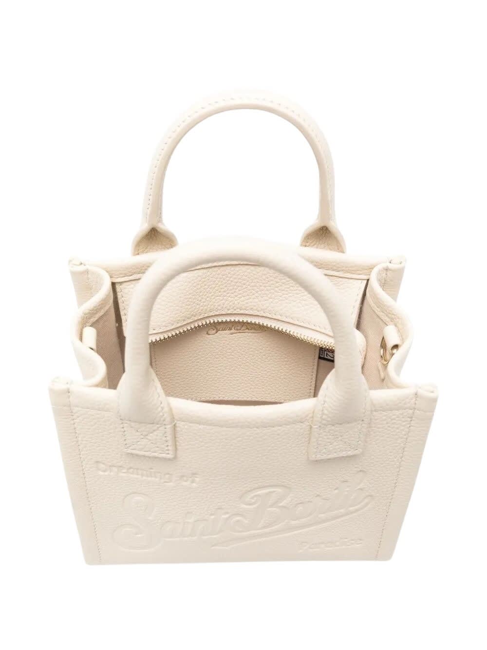 Mc2 Saint Barth Vanity Bag Mini In Neutral