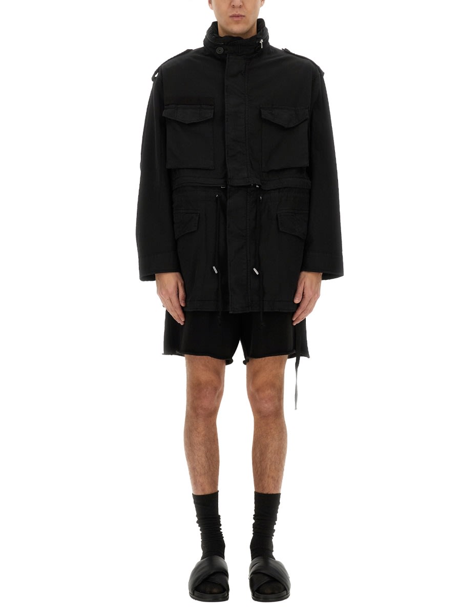 Helmut Lang Dissected Field Jacket In Black
