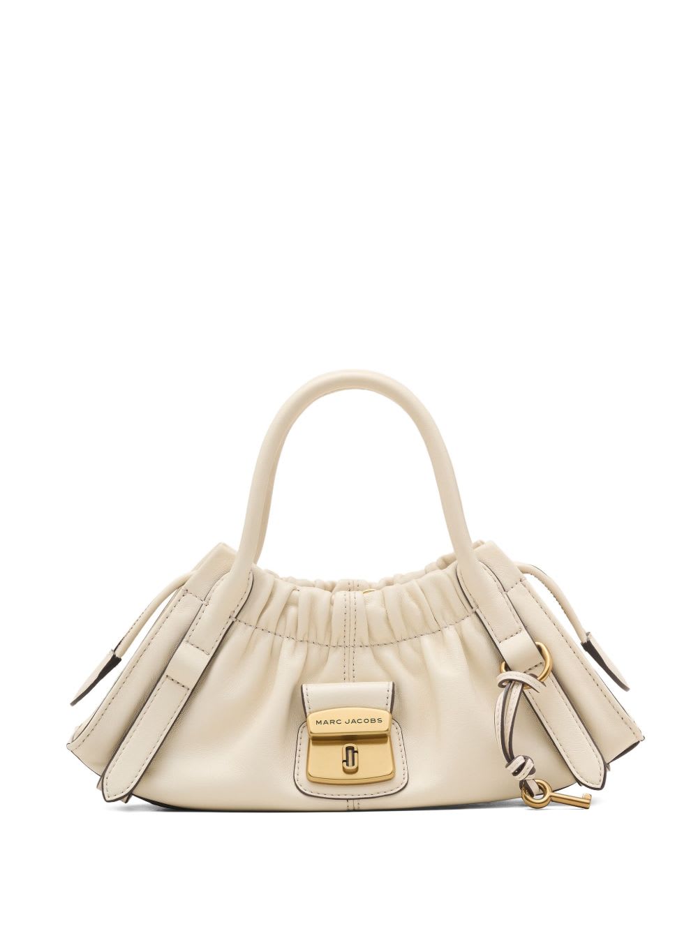 Marc Jacobs Small Satchel Bag Gold-tone Hardware In White