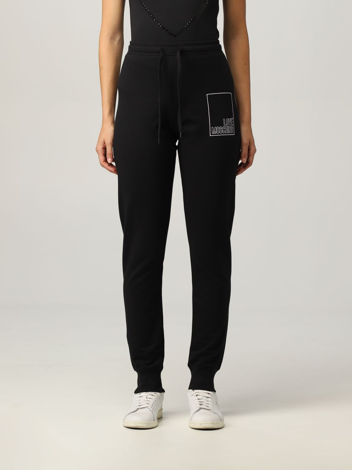 Love Moschino Pants Love Moschino Jogging Pants With Stitched Logo