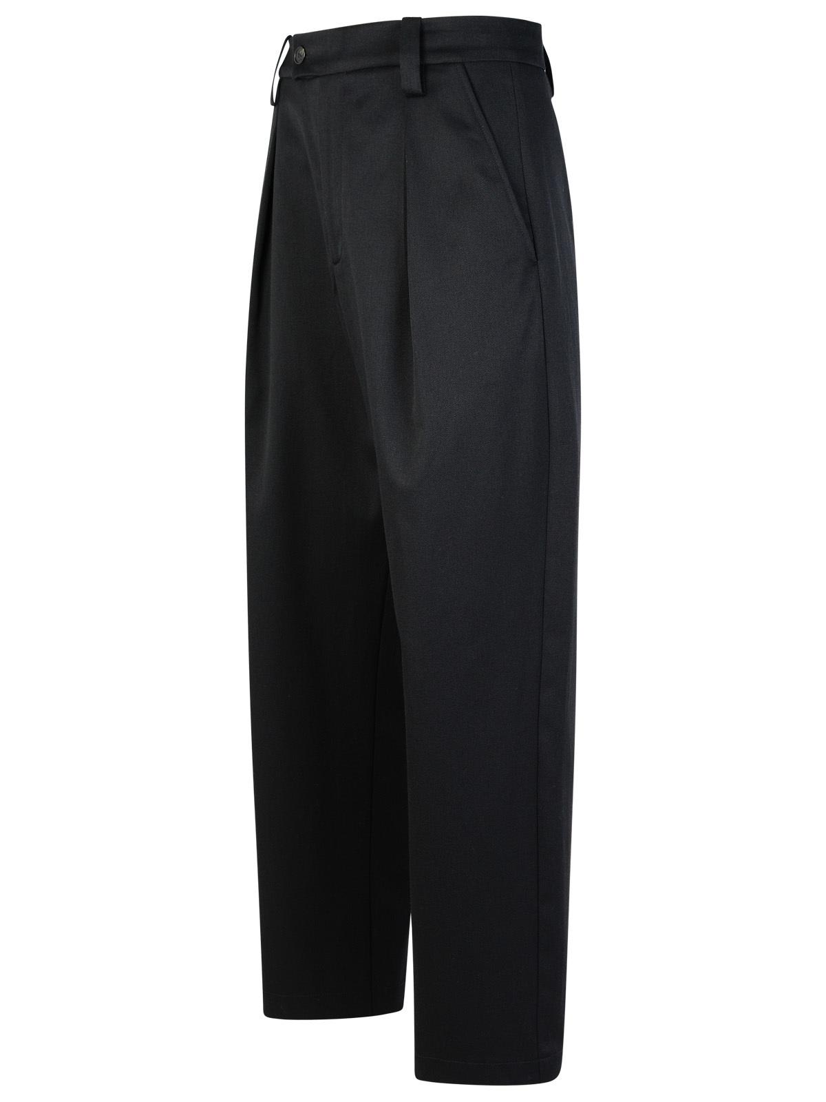 Shop Apc Renato Black Virgin Wool Blend Pants