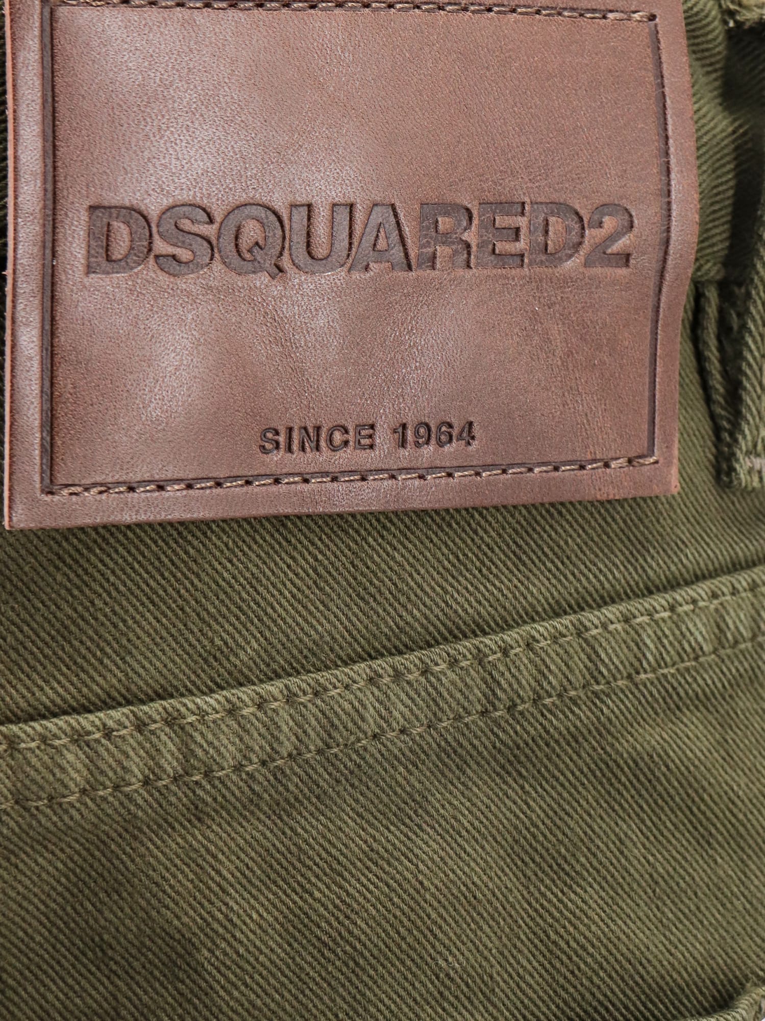 Shop Dsquared2 Skater Jean Trouser In Military