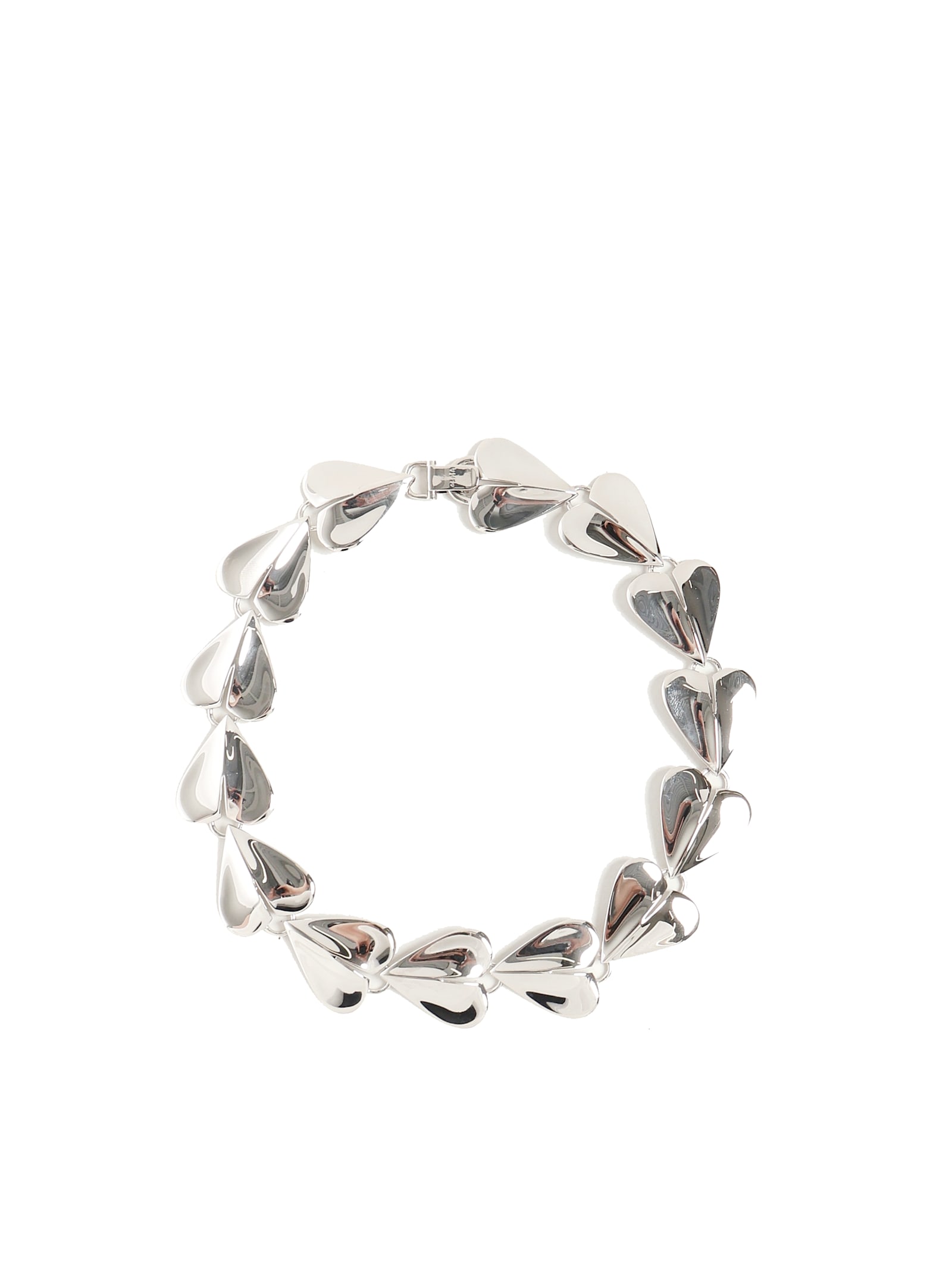 Alaïa Le Coeur Necklace In Metallic