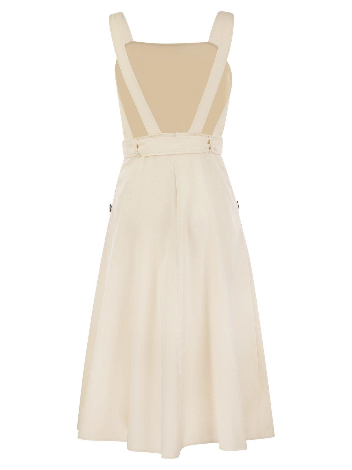 Shop Weekend Max Mara Affari Dress In Beige