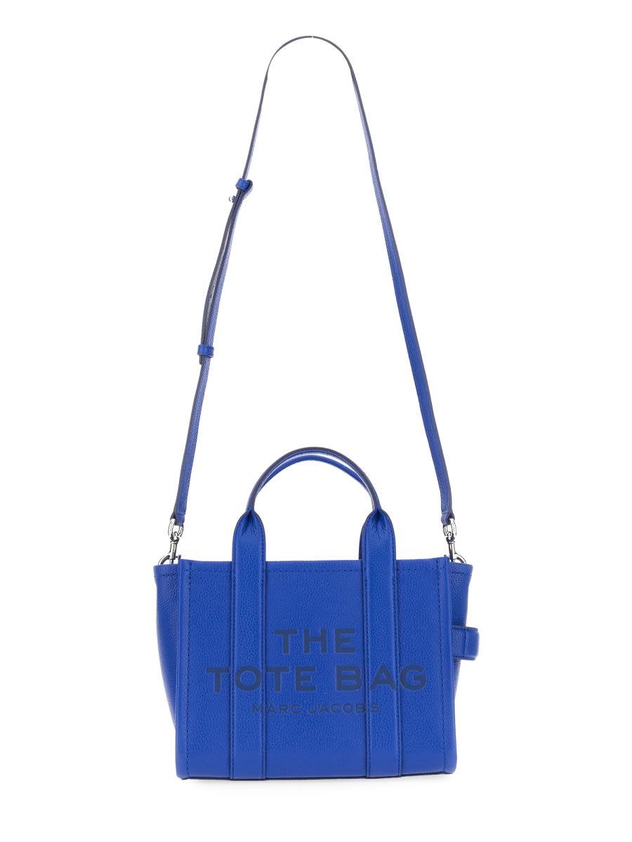Shop Marc Jacobs The Tote Bag Small In Blue