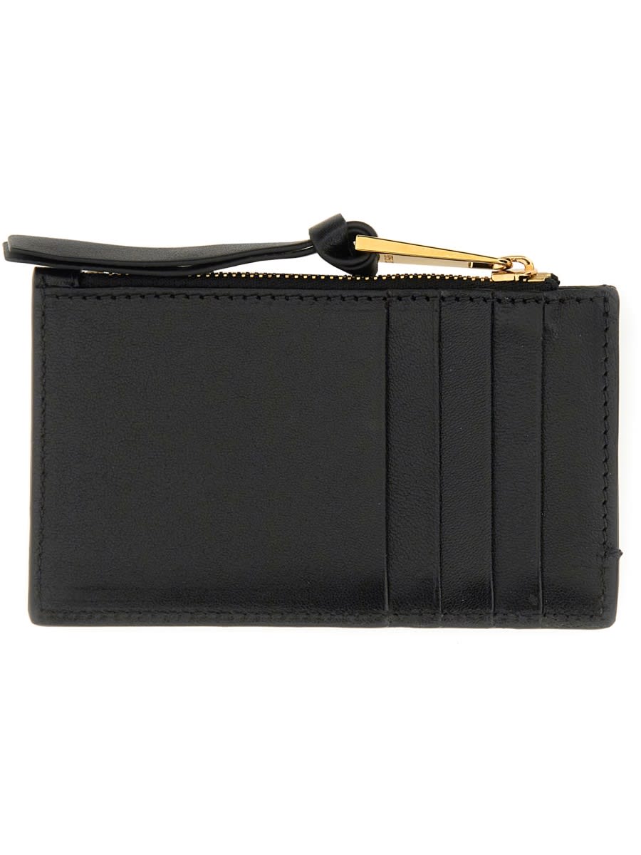 VERSACE ZIPPERED CARD HOLDER