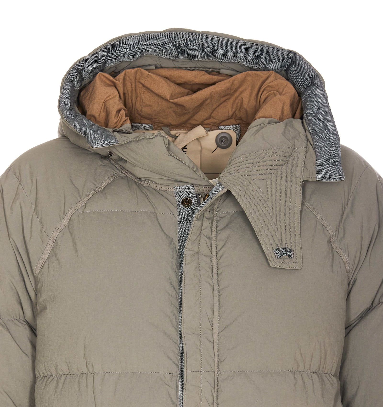 Shop Ten C Artic Parka In Green