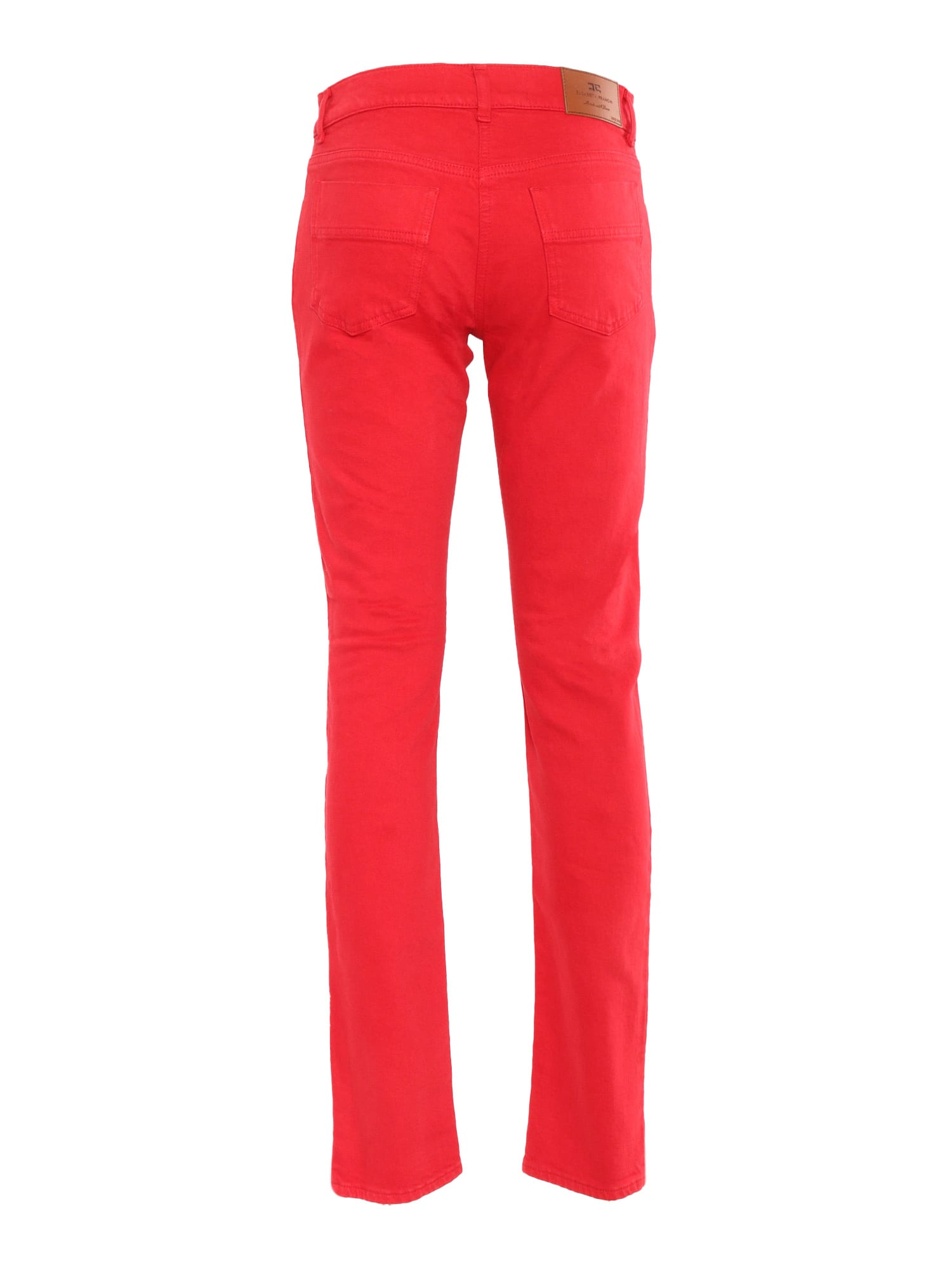 Elisabetta Franchi Jeans In Red