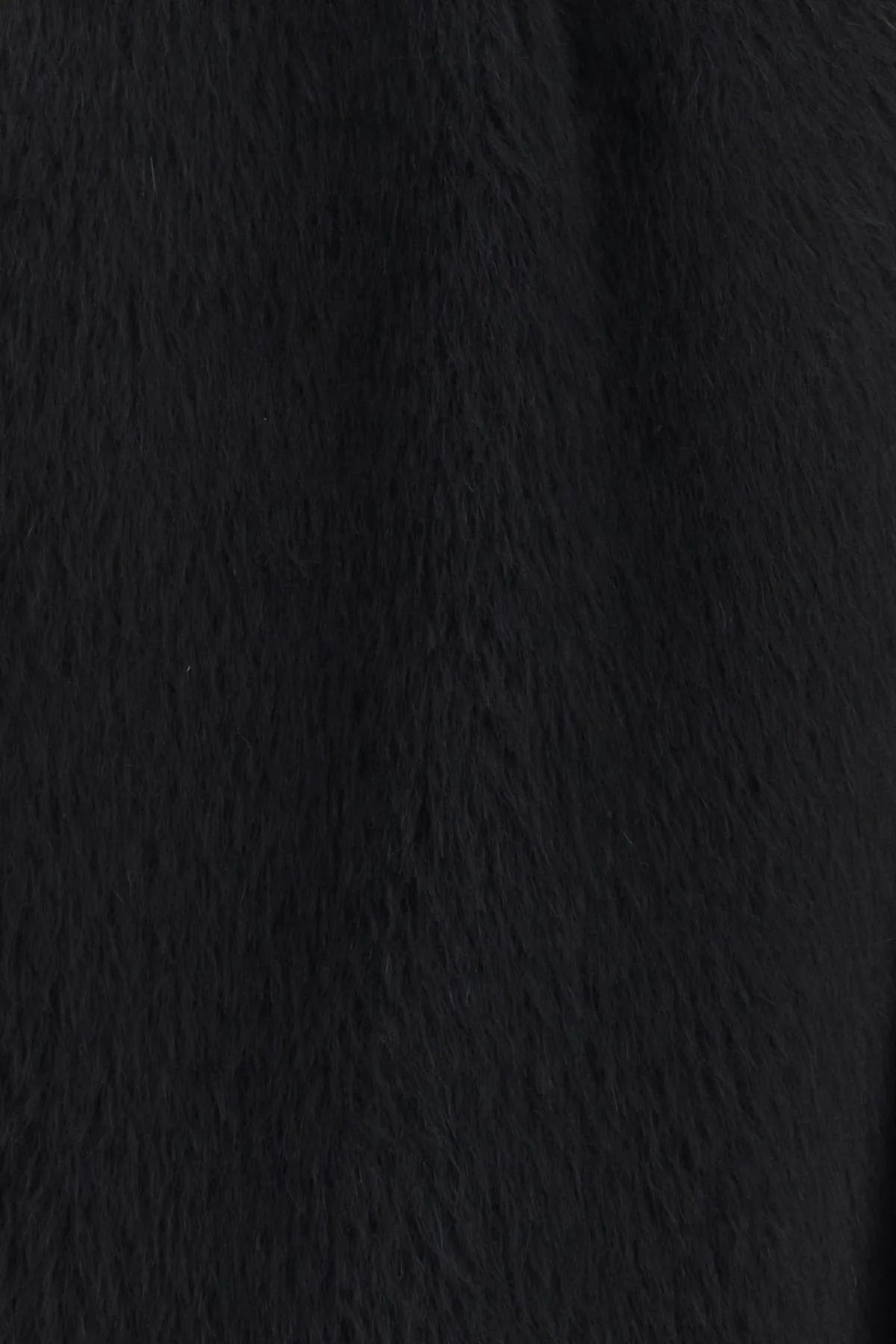 Shop 's Max Mara Black Alpaca Blend Borbone Coat