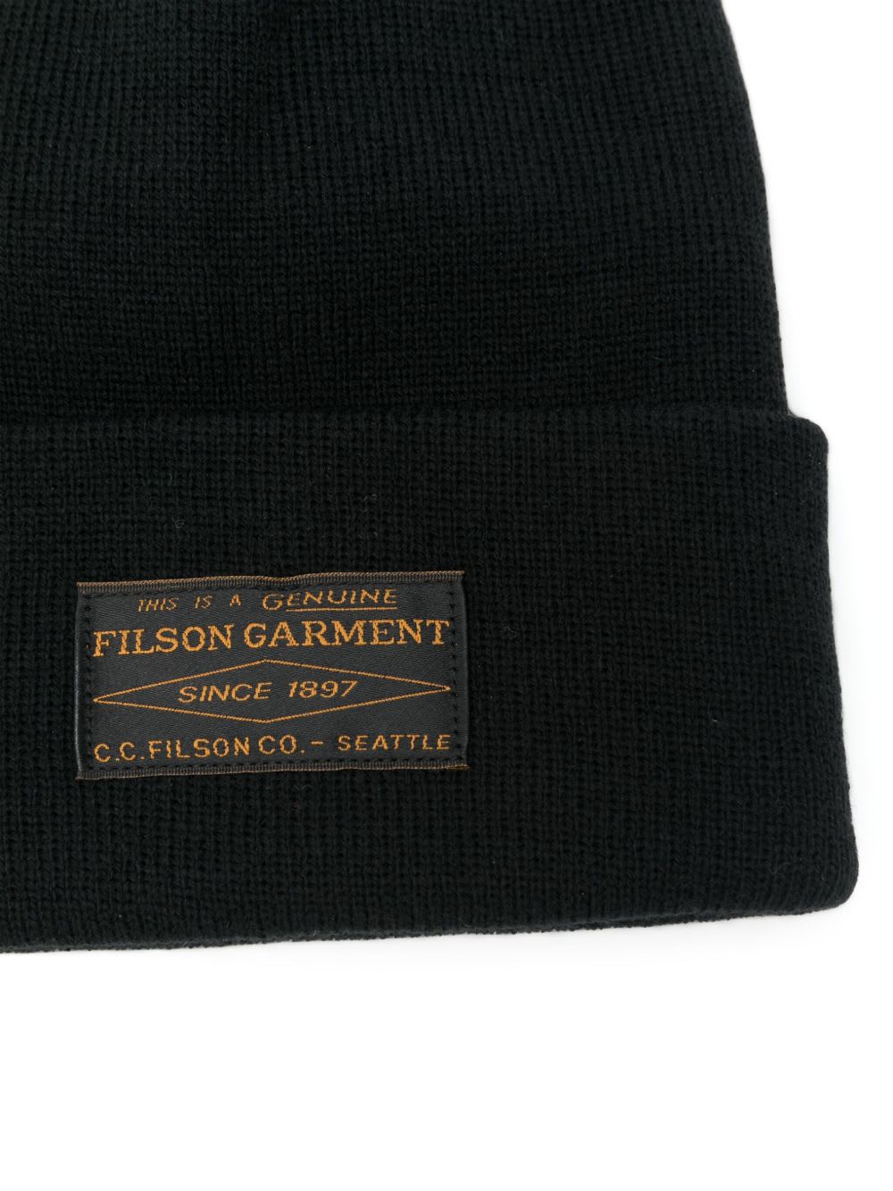 Filson Ballard Watch Beanie Hat In Black