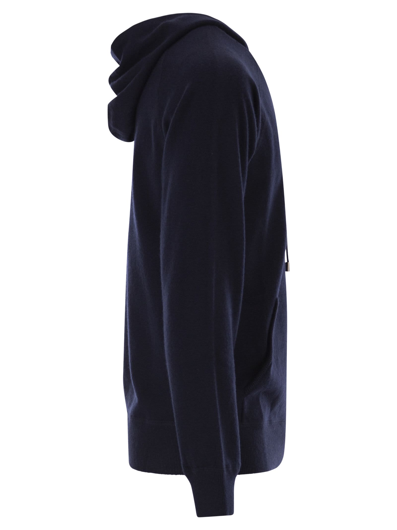 Mc2 Saint Barth Drawstring Hoodie In Black