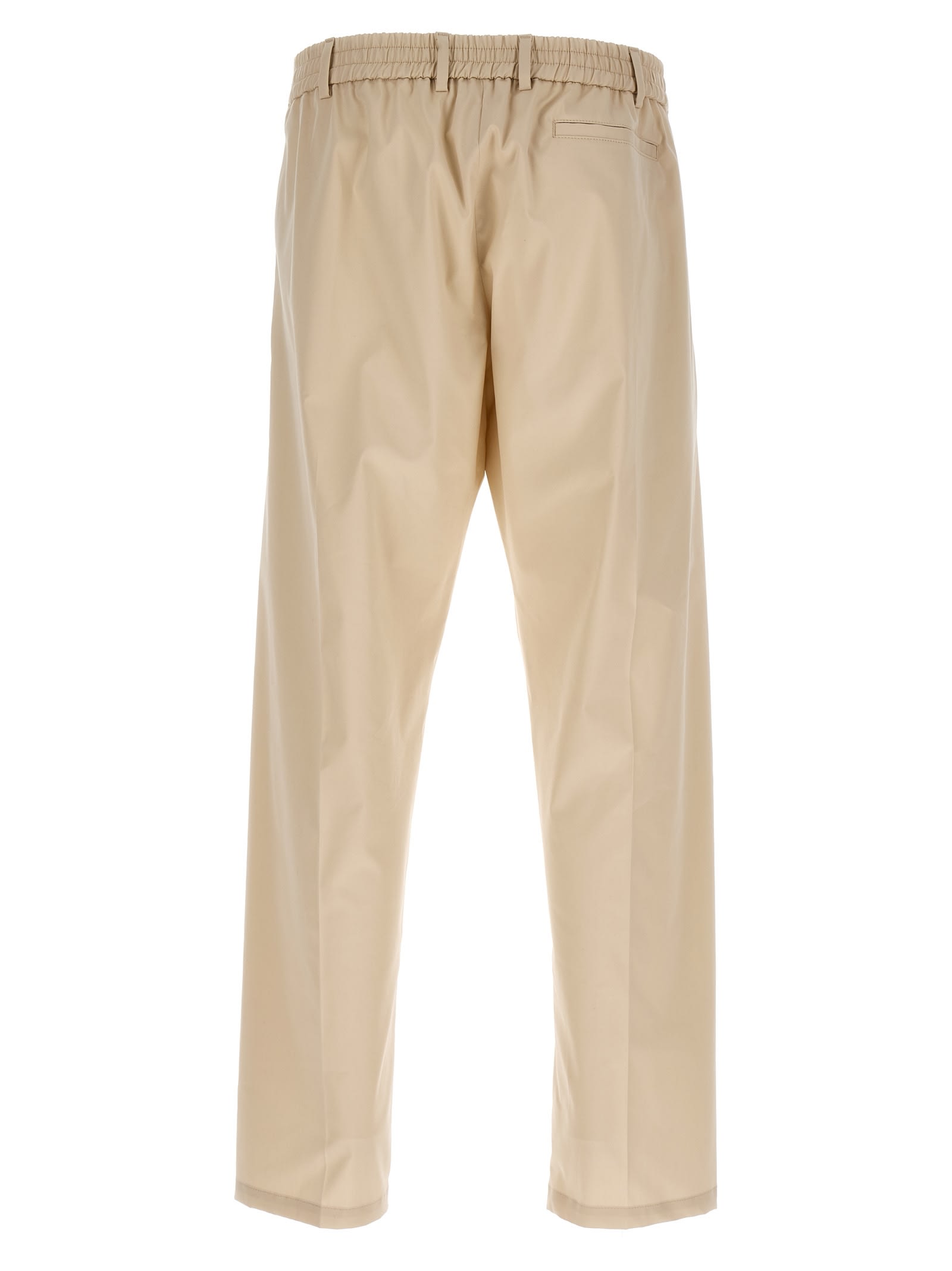 Shop Fourtwofour On Fairfax Pants With Front Pleats In Beige