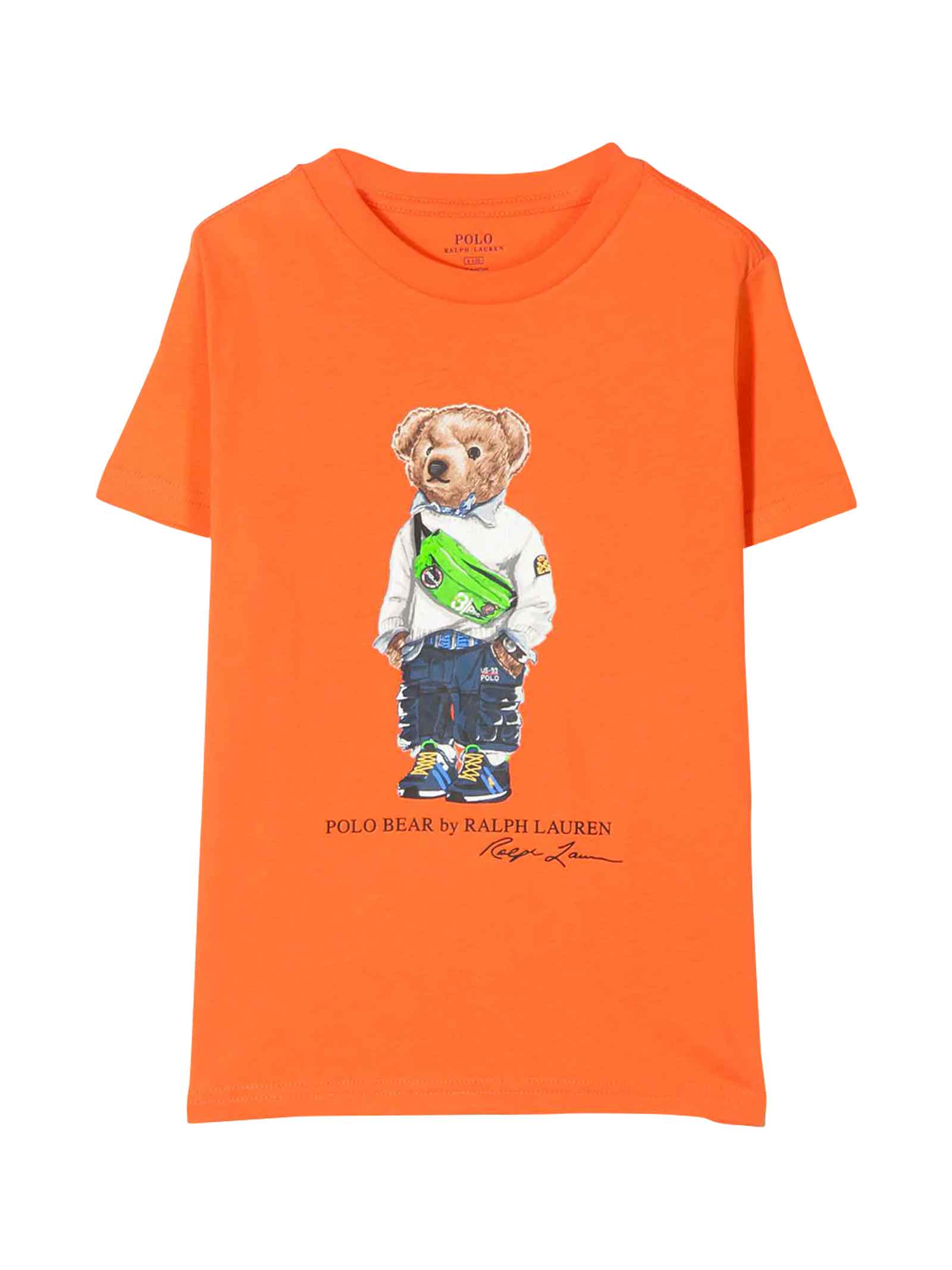 orange ralph lauren t shirt