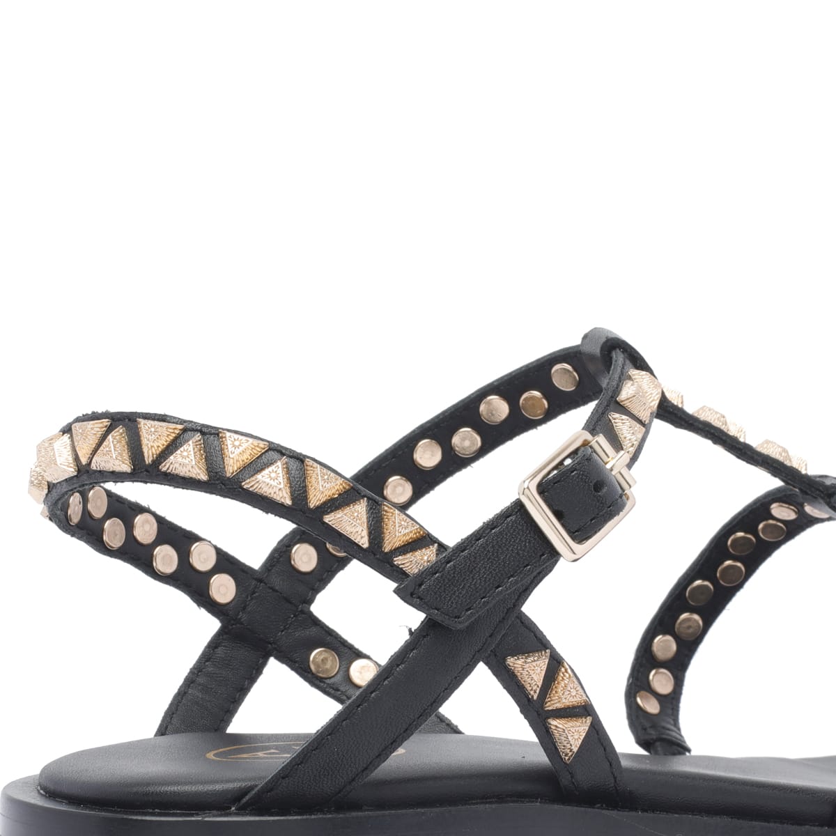 Ash Polinesia Sandals In Black